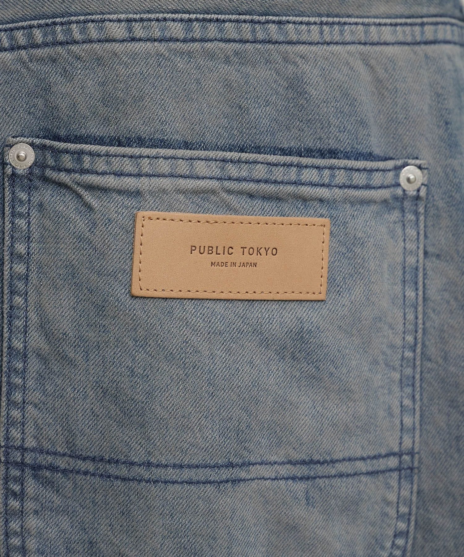 PUBLIC DENIM ダブルニーパンツ