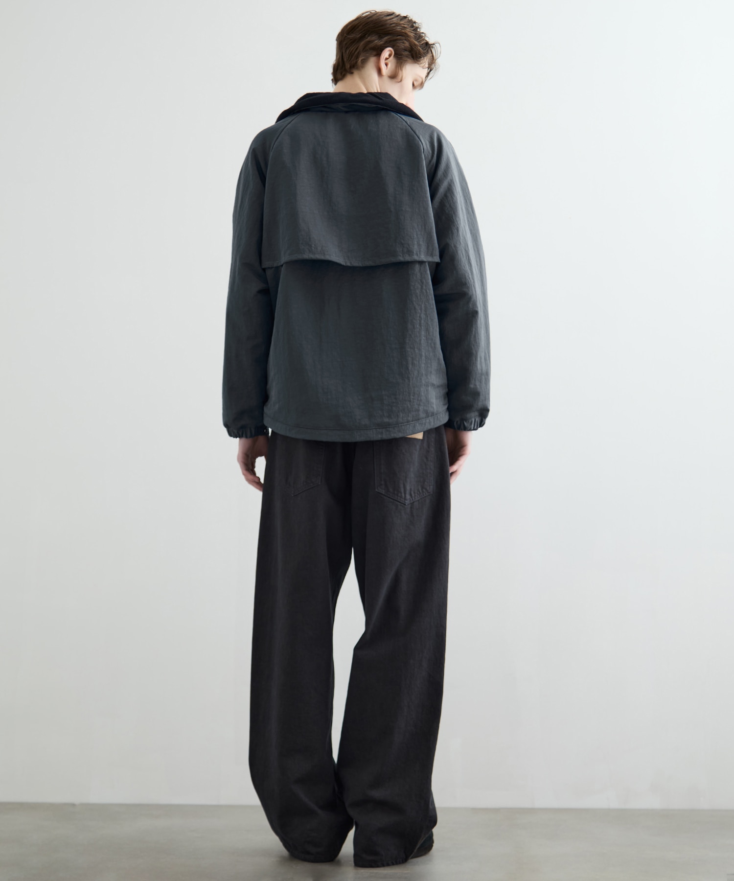 リバーシブルナイロンフリースBL