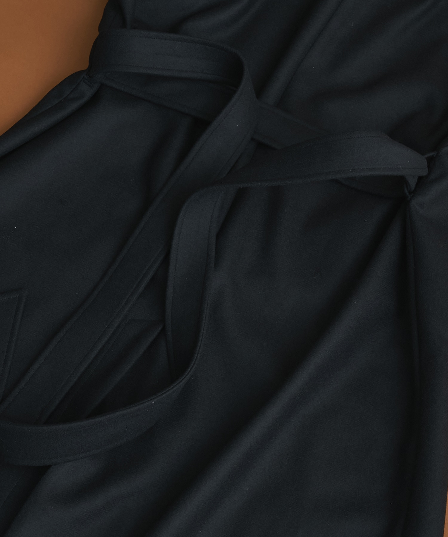 Super140sメルトンオーバーサイズスタンド