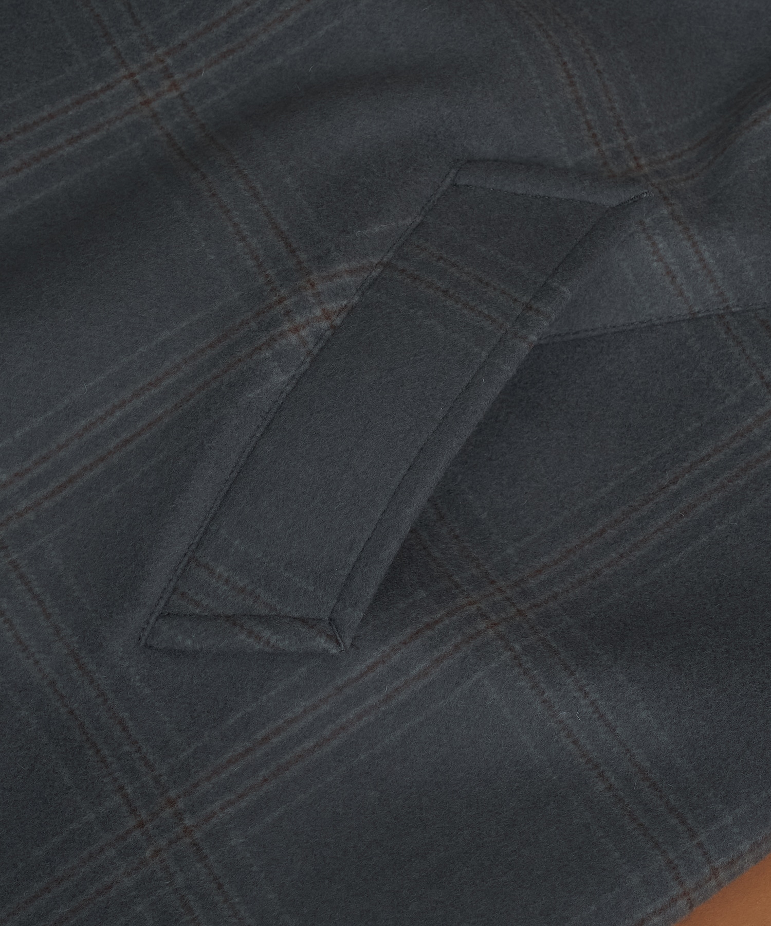 Super140s メルトンオーバーサイズバルカラーコート