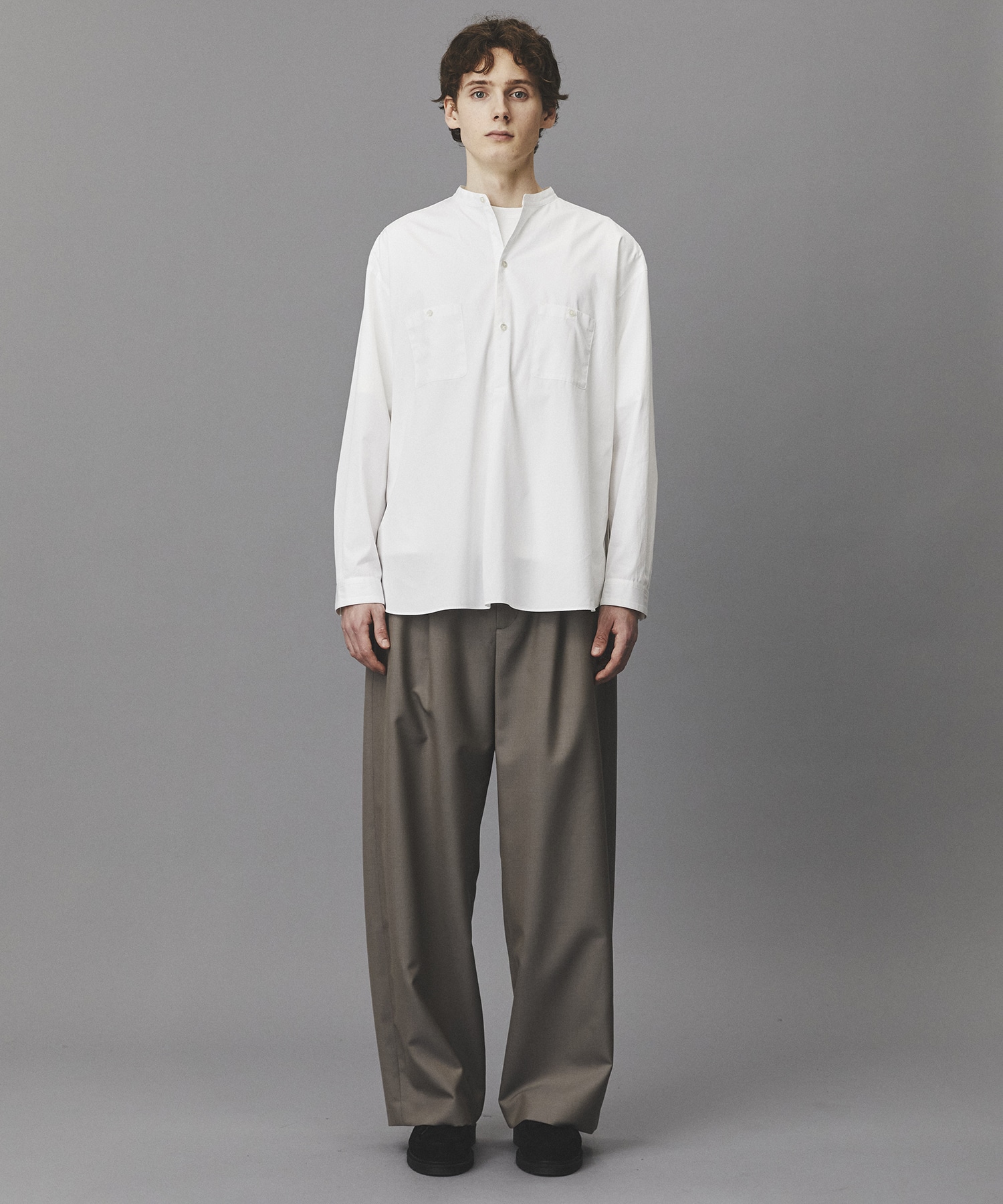 Suvin Giza Band Skipper Shirts