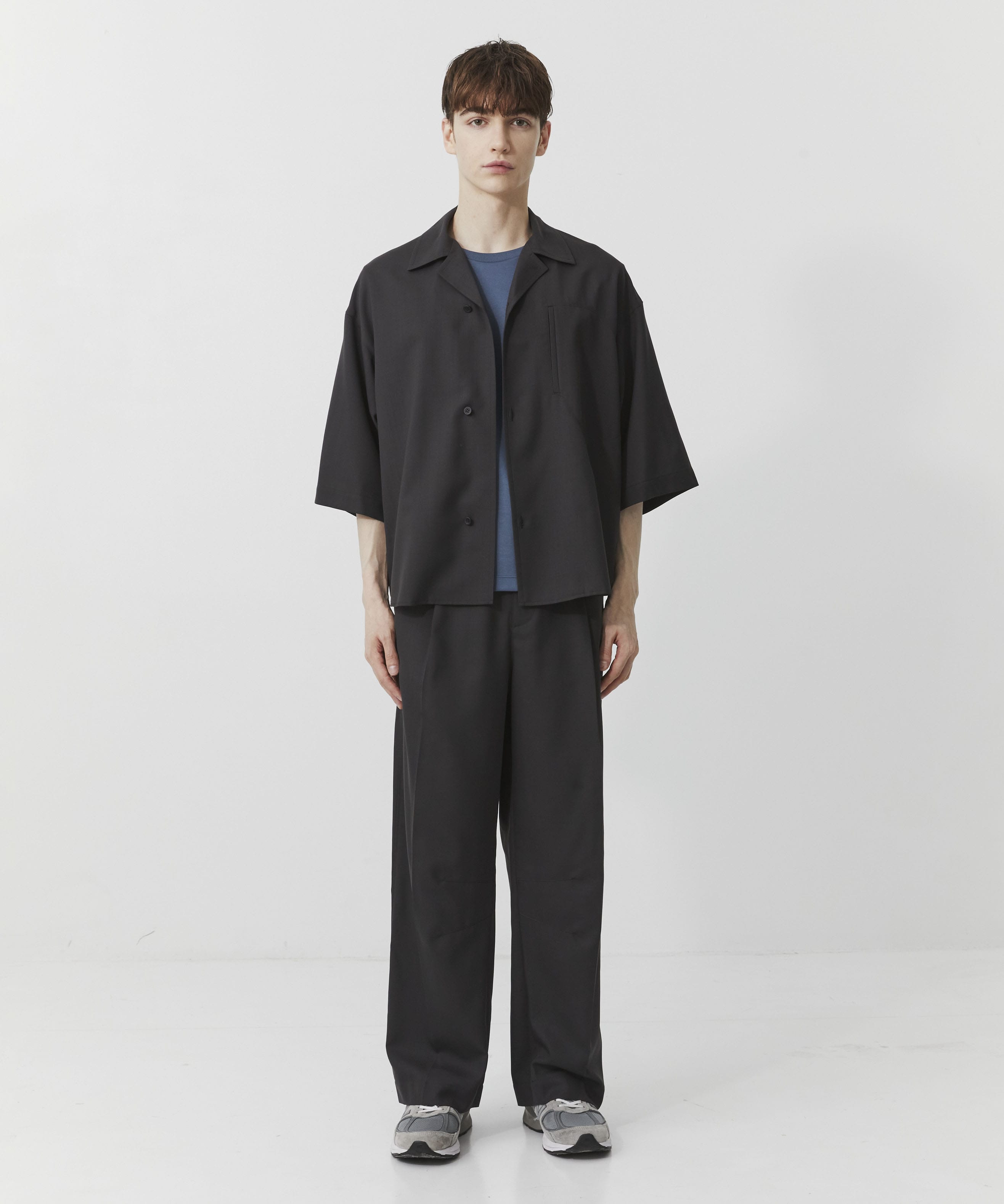 【WEB限定】ファインウールシャツセットアップ