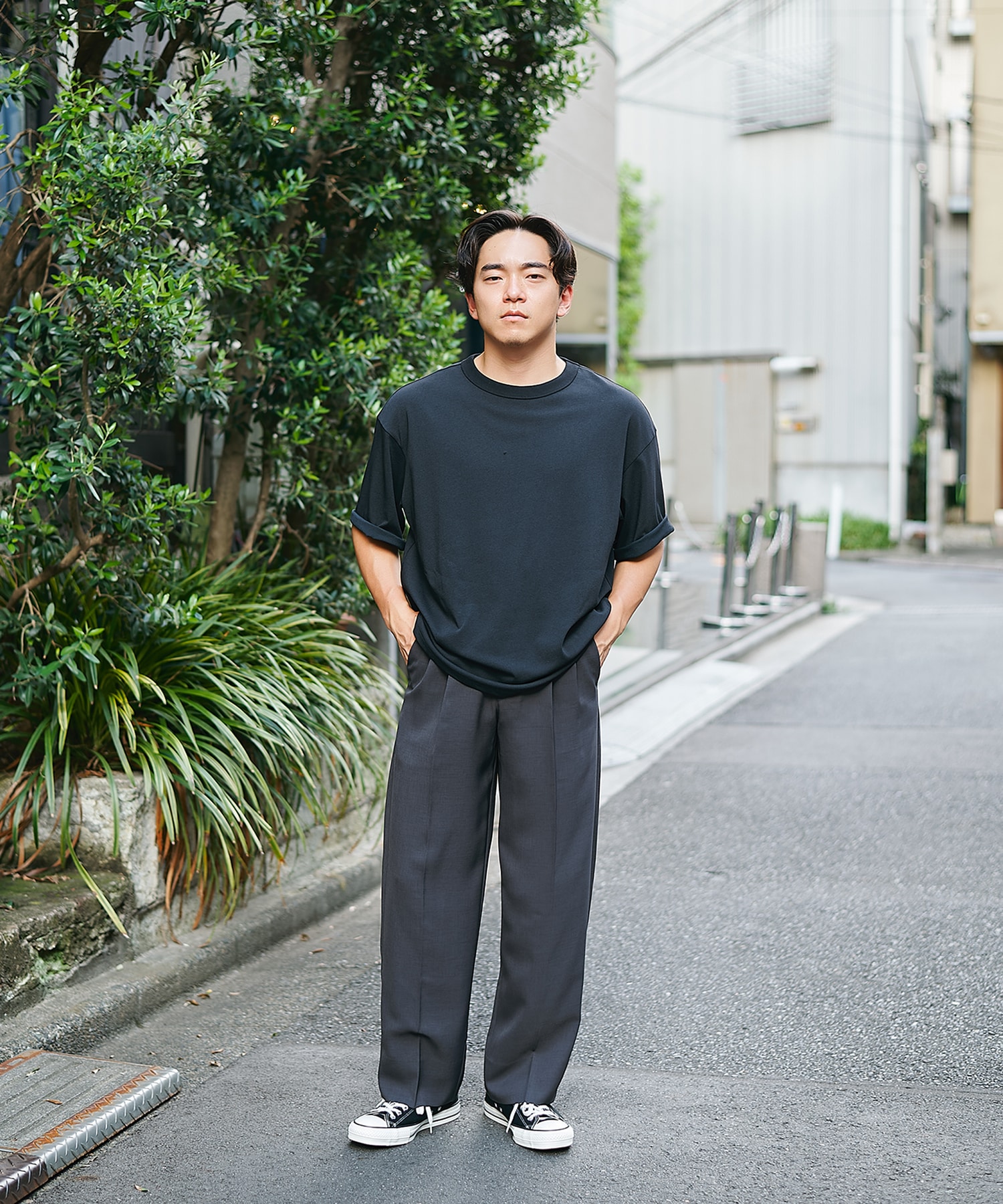 【WEB限定】SUMMER TRIXION ストレートスラックス