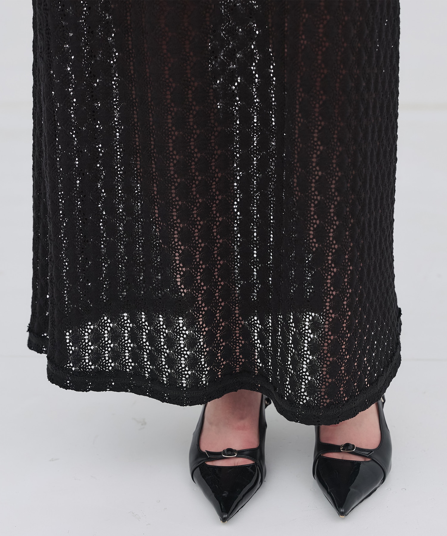 コットンレースマーメイドスカート