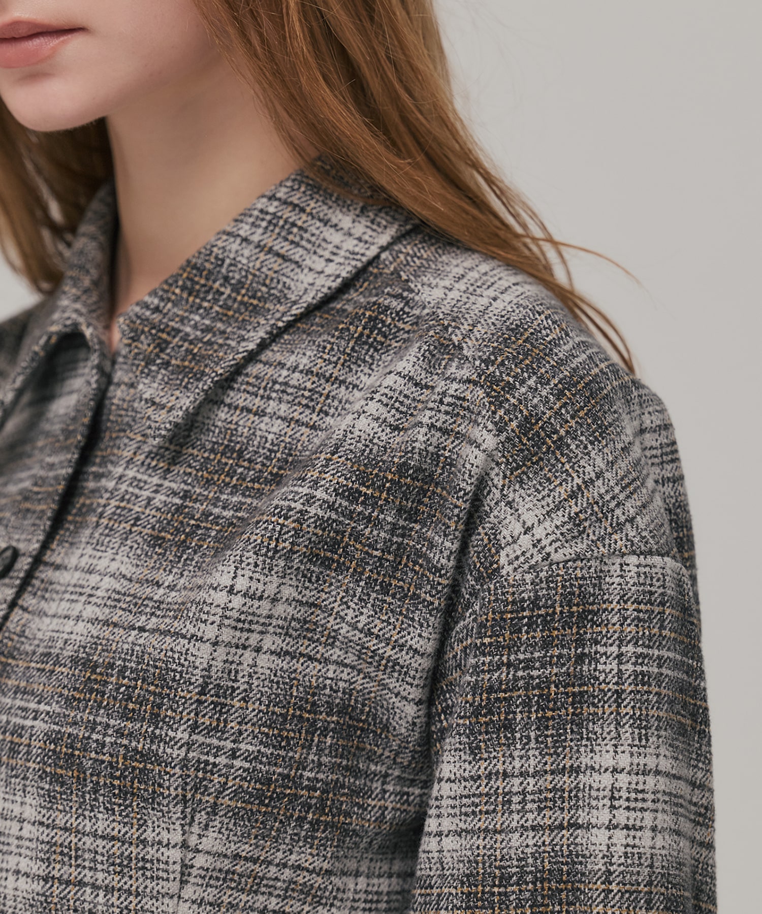 ソフトネルオーバーチェックシャツ