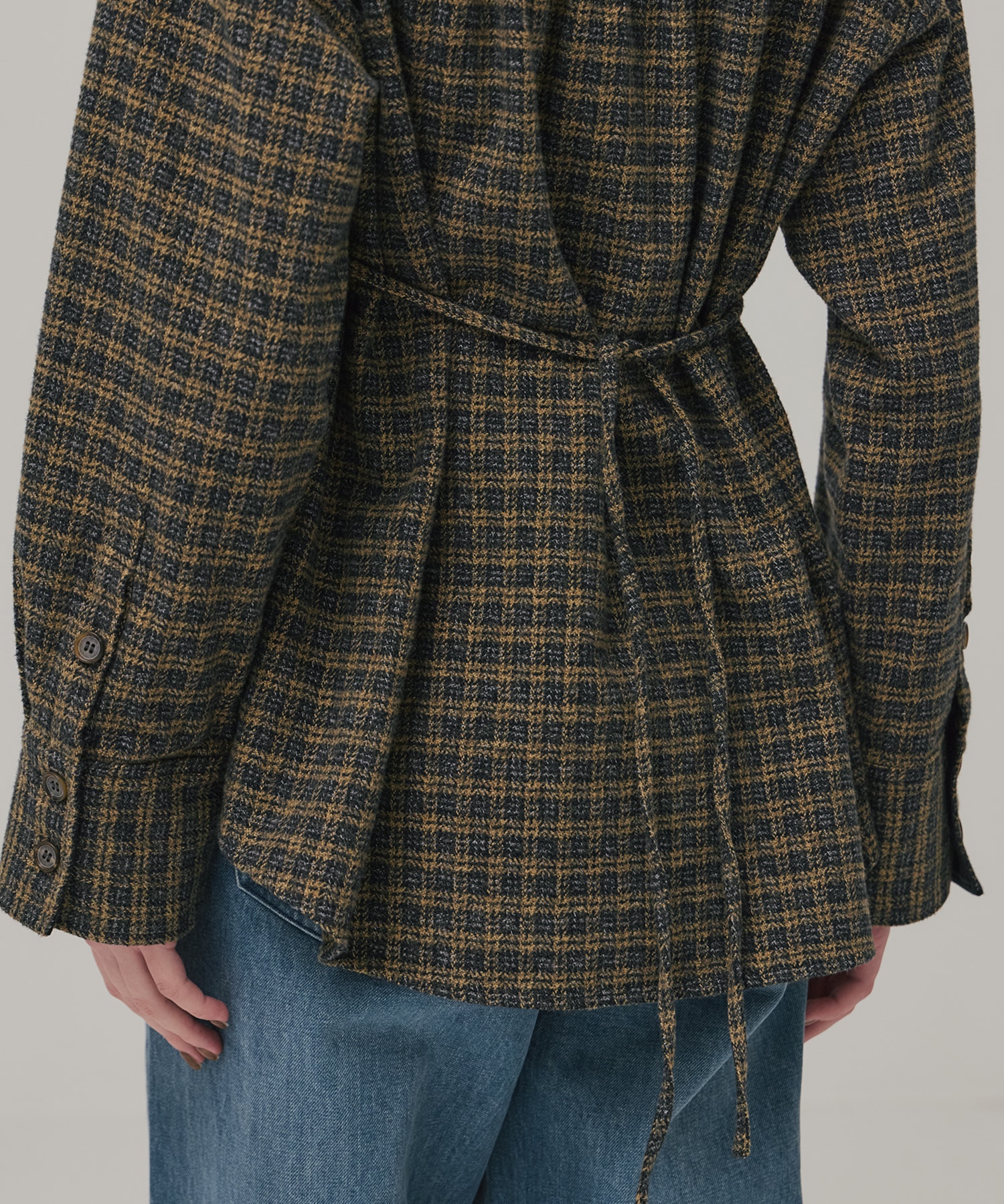 ソフトネルオーバーチェックシャツ