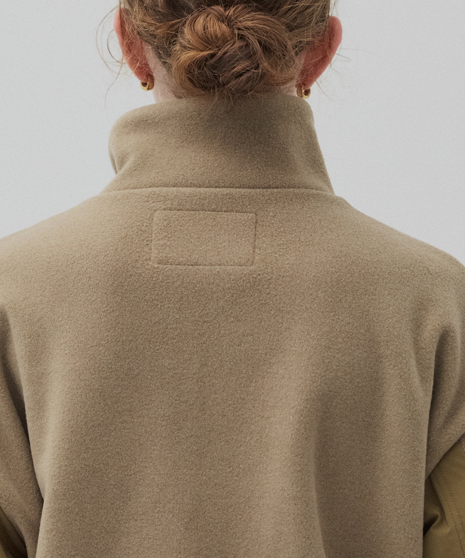 コンビハーフジッププルオーバー