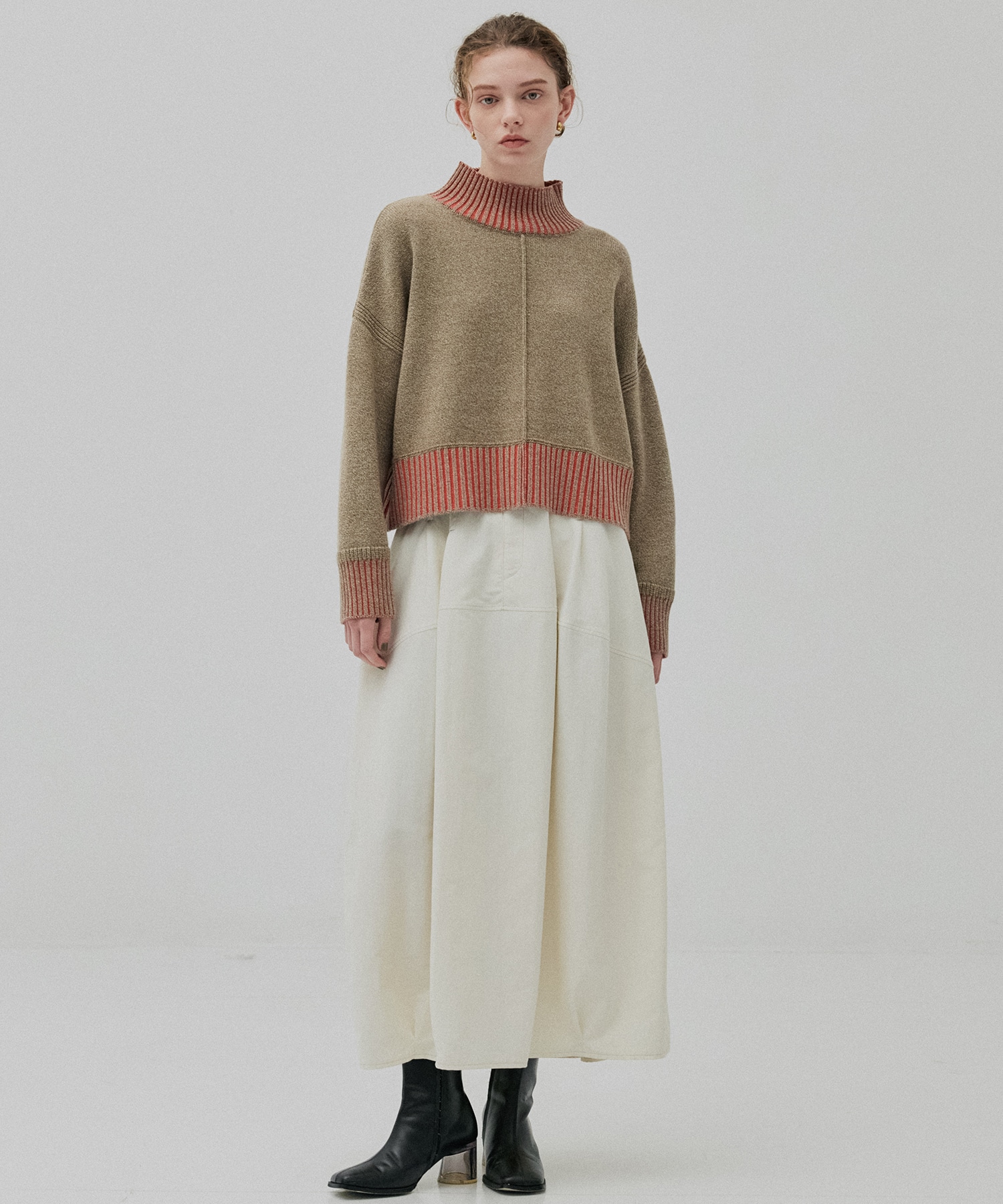 エアウールショートニット