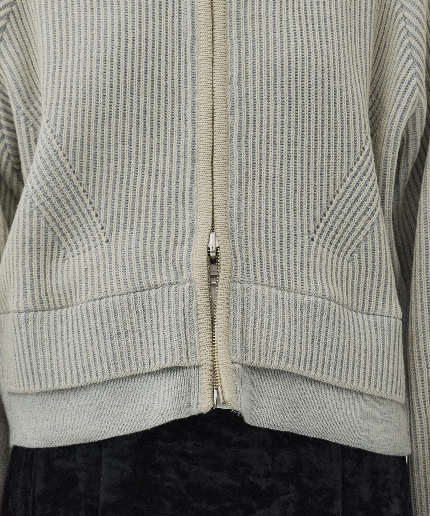 ダブルリブリバードライバーズニット