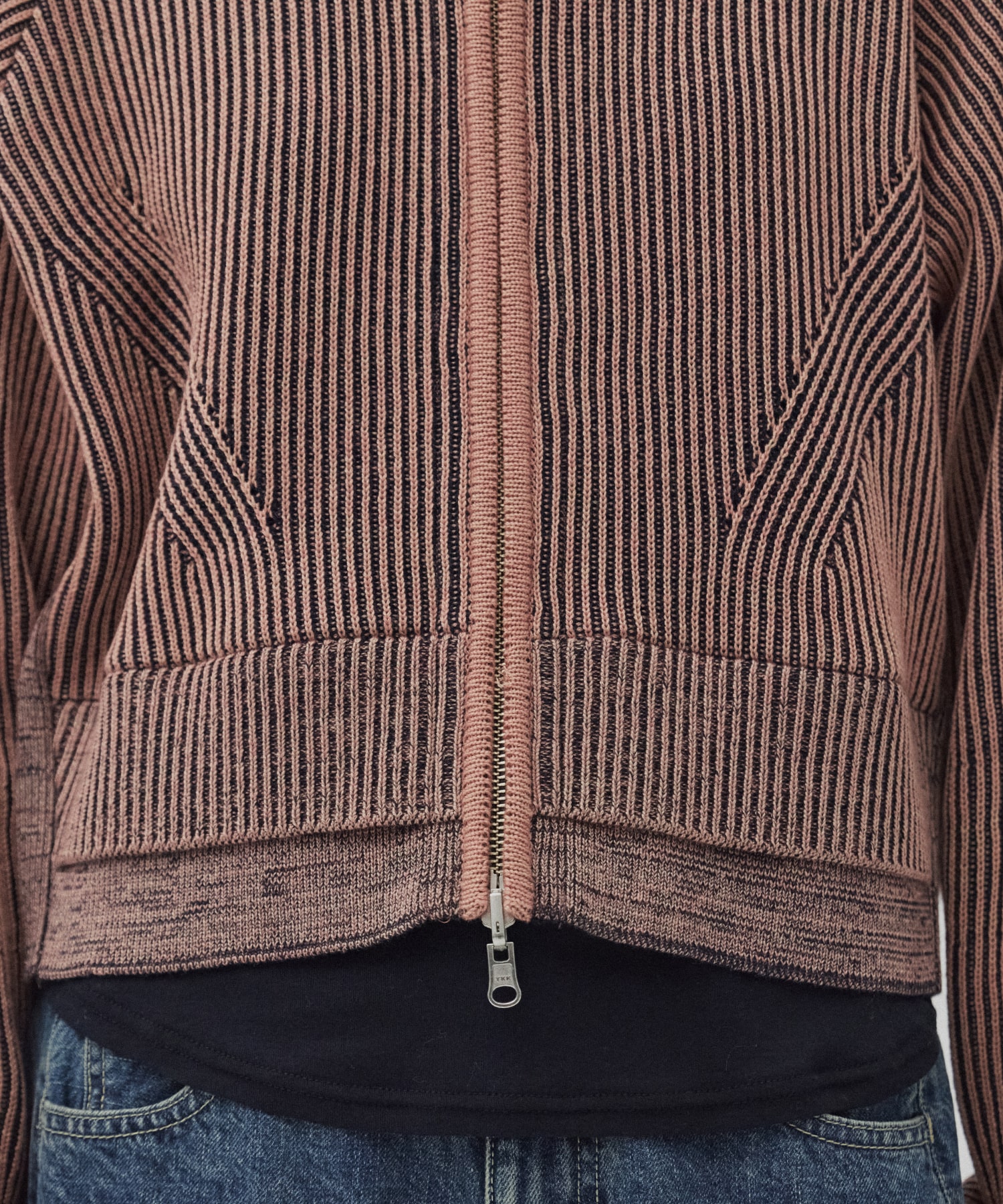 ダブルリブリバードライバーズニット