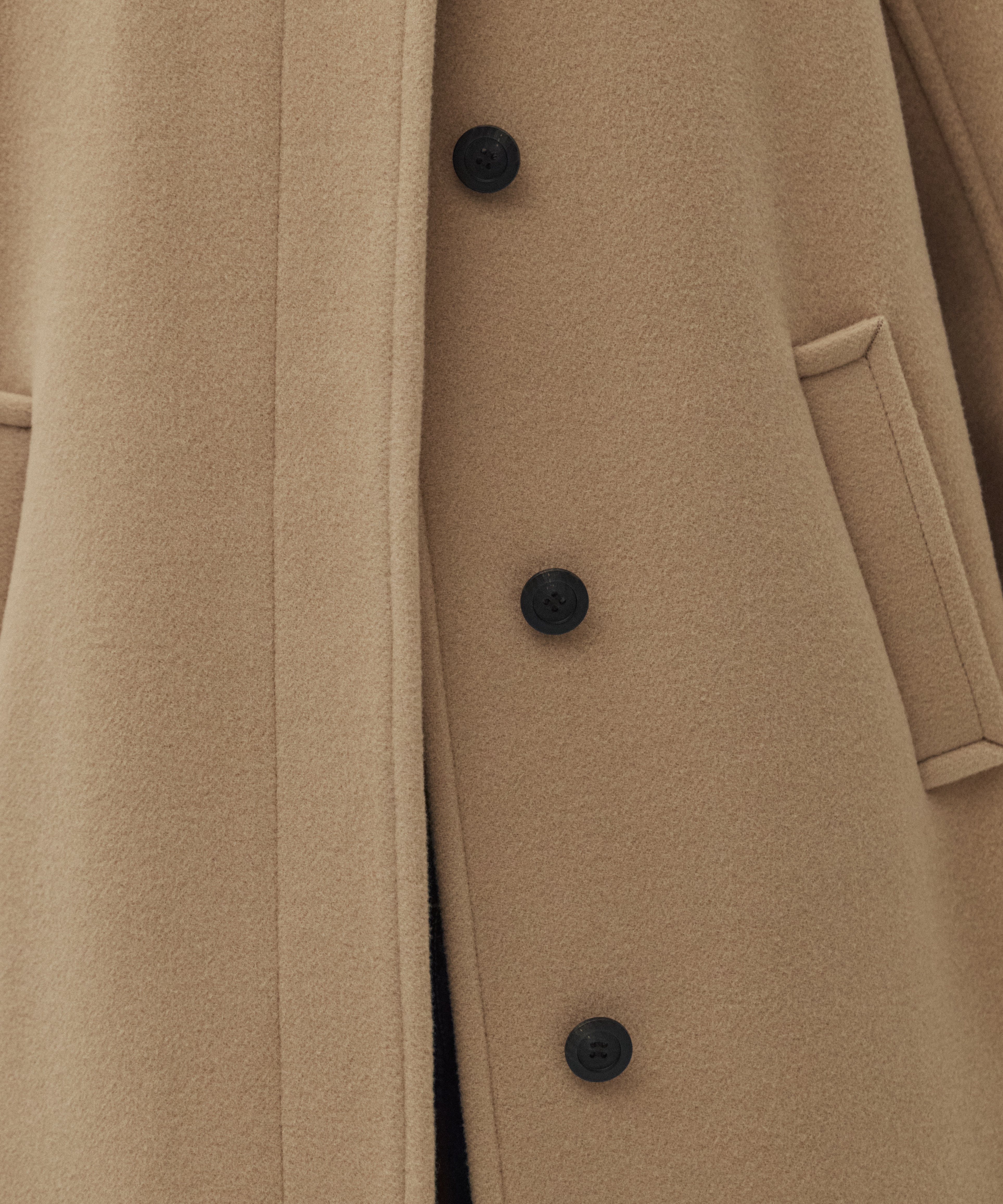 SUPER140スタンドカラーコート