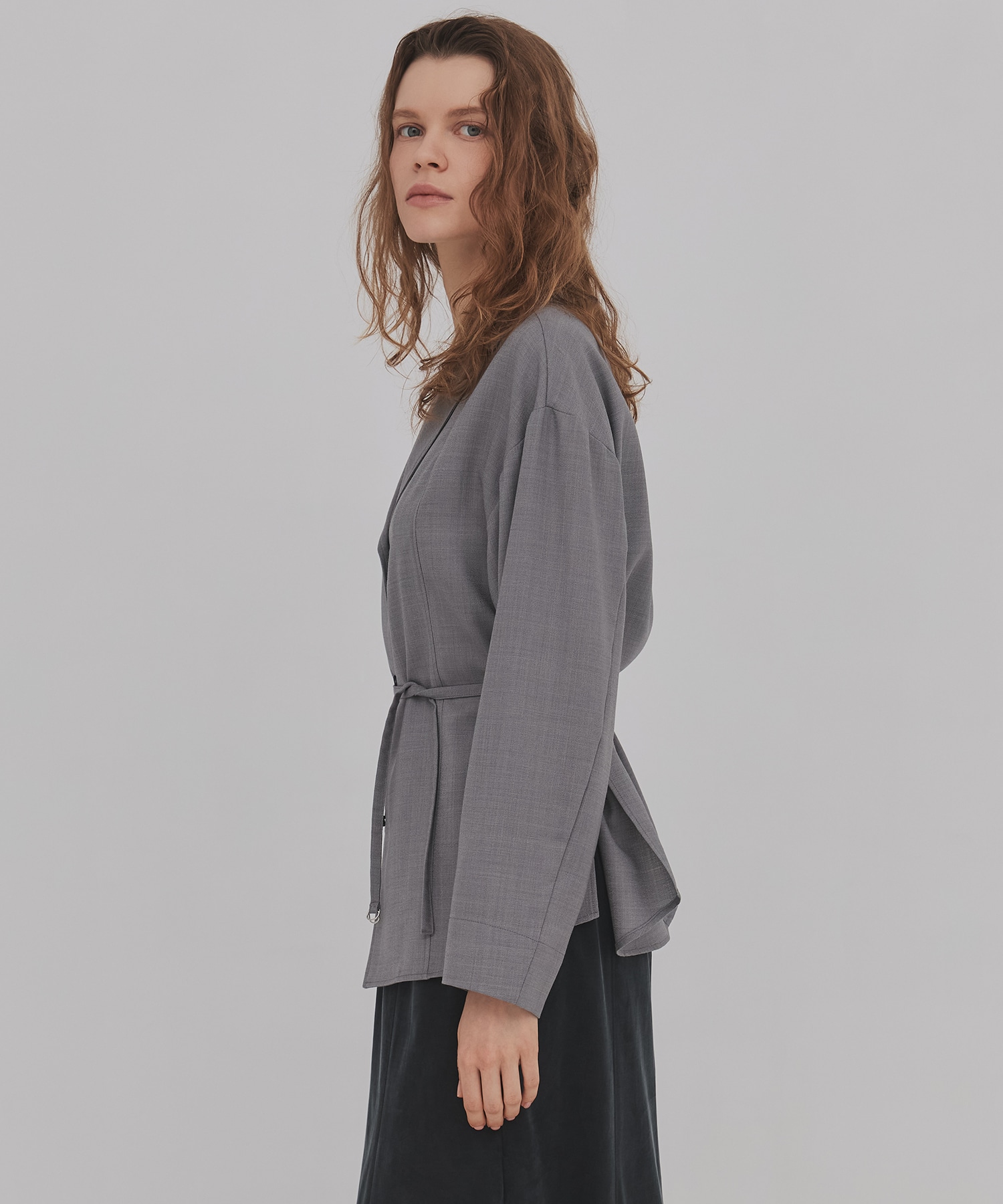 ウールジョーゼットジャケット