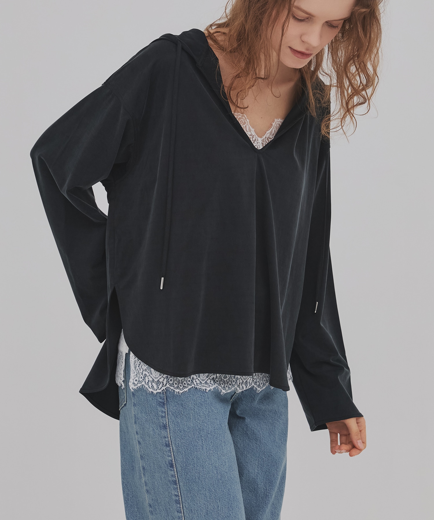 レーストリムキャミソール