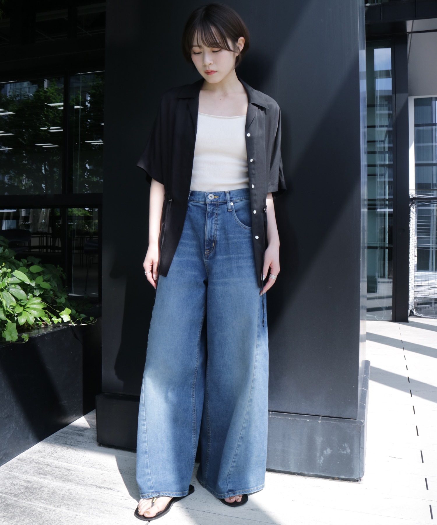 【全店舗完売｜残り１点】ピーチキュプラドロストシャツ