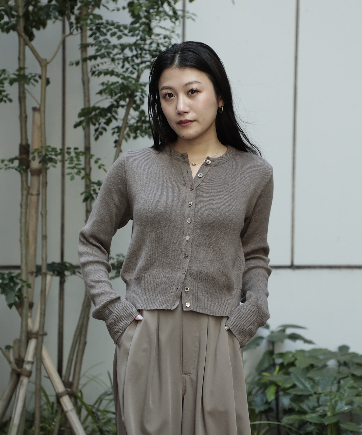 【WEB先行発売】コットンカシミヤカーディガン
