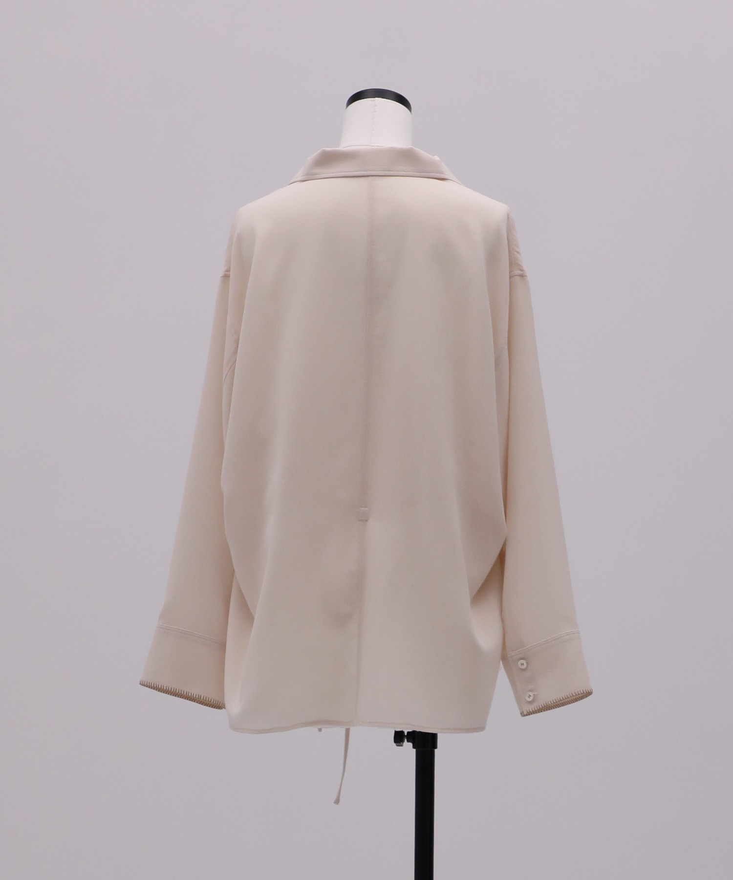 ウールガーゼカシュクールシャツ