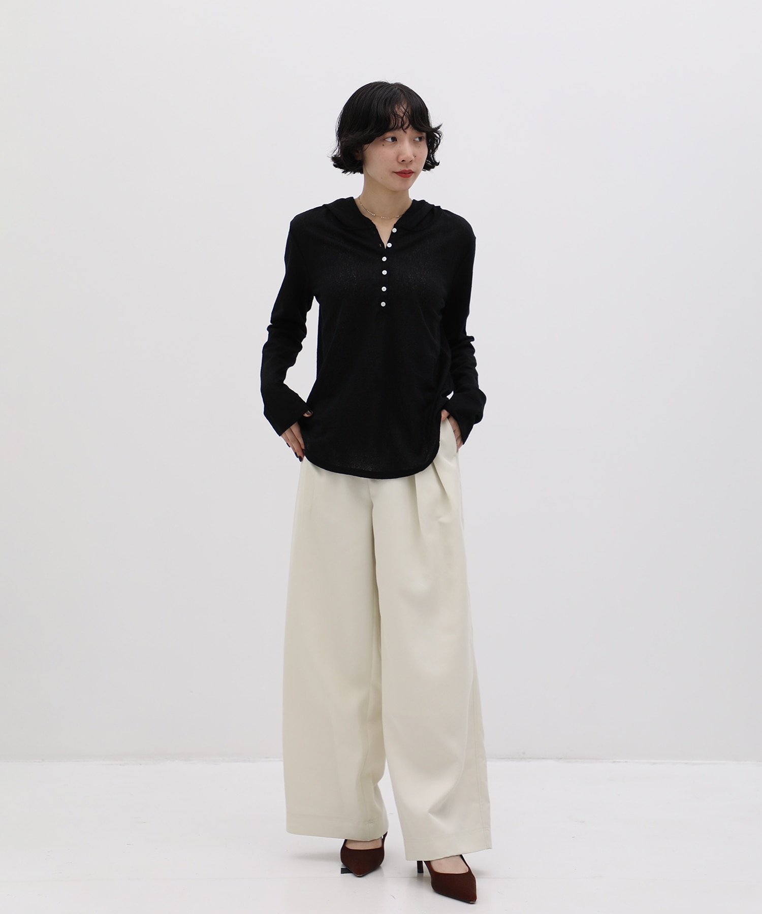ニドムツイルワイドパンツ
