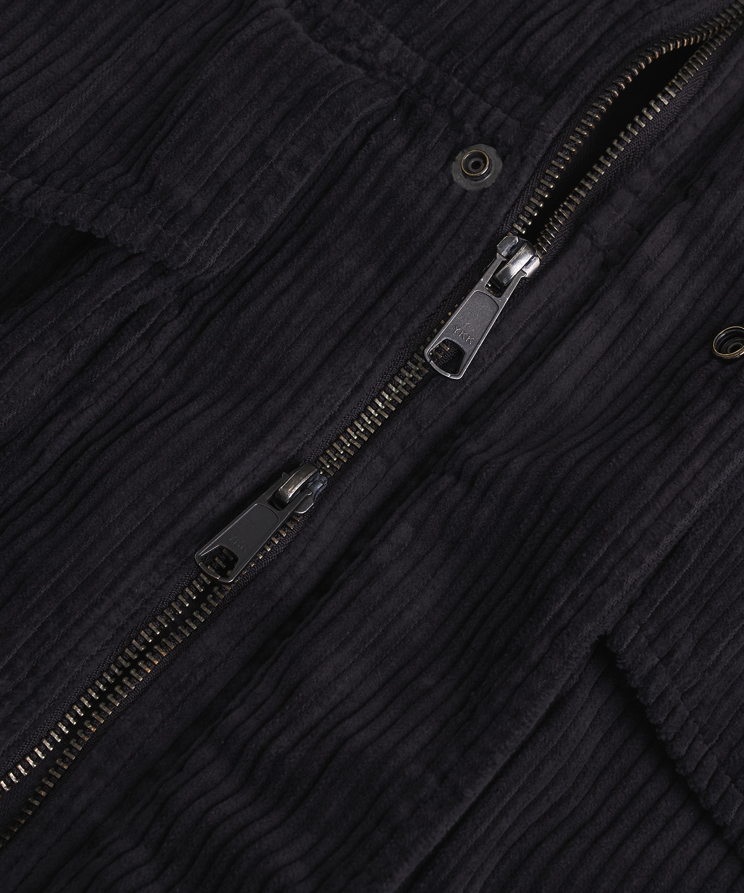 ガーメントダイコーデュロイフードブルゾン