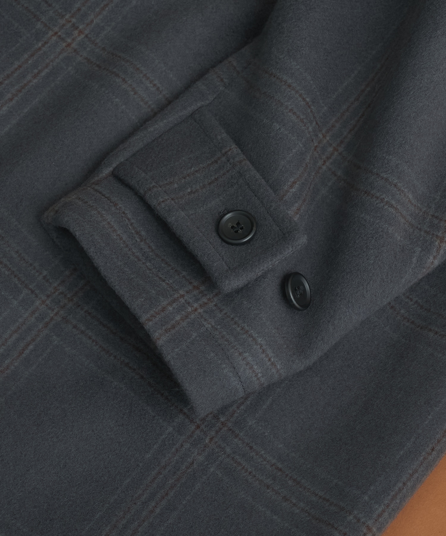 Super140s メルトンオーバーサイズバルカラーコート