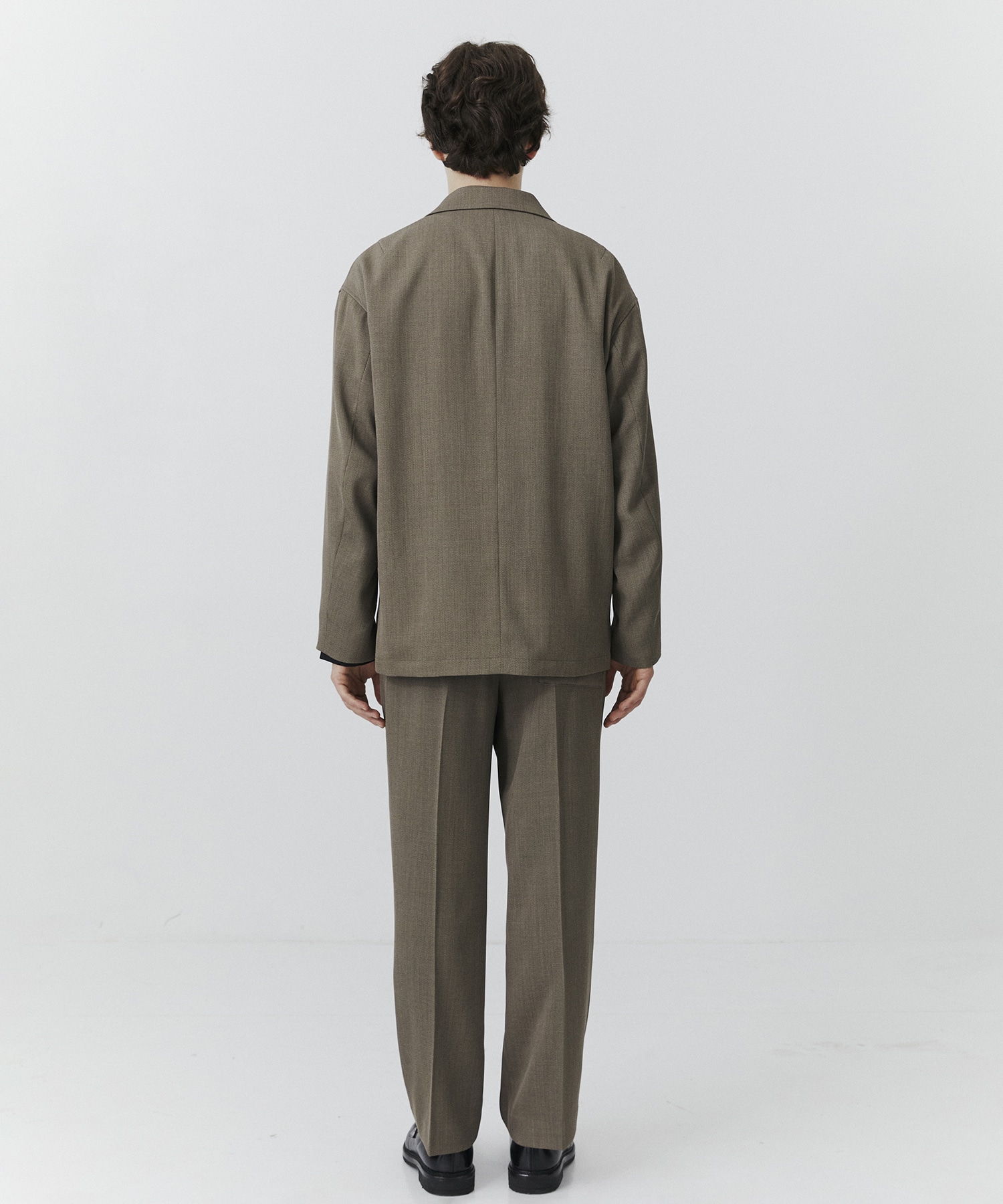 【WEB限定】AQUA WOOLカルゼダブルセットアップ