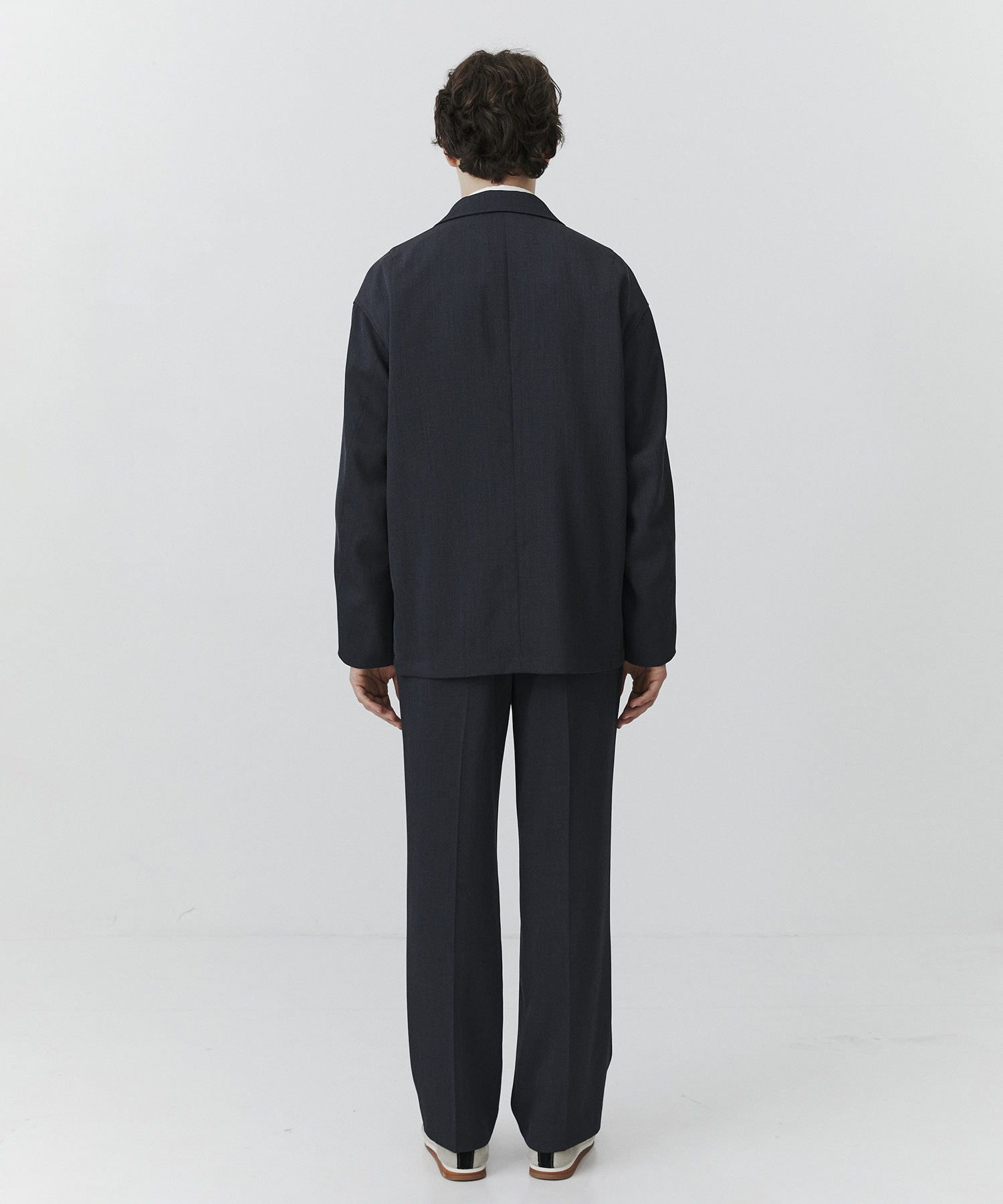 【WEB限定】AQUA WOOLカルゼダブルセットアップ