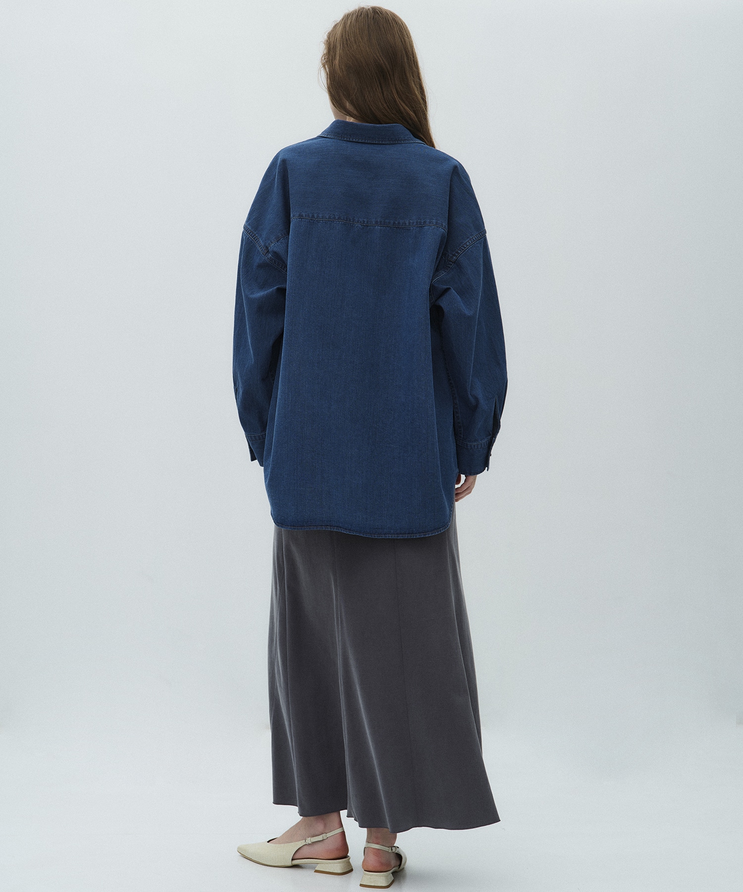 オーバーサイズデニムシャツ