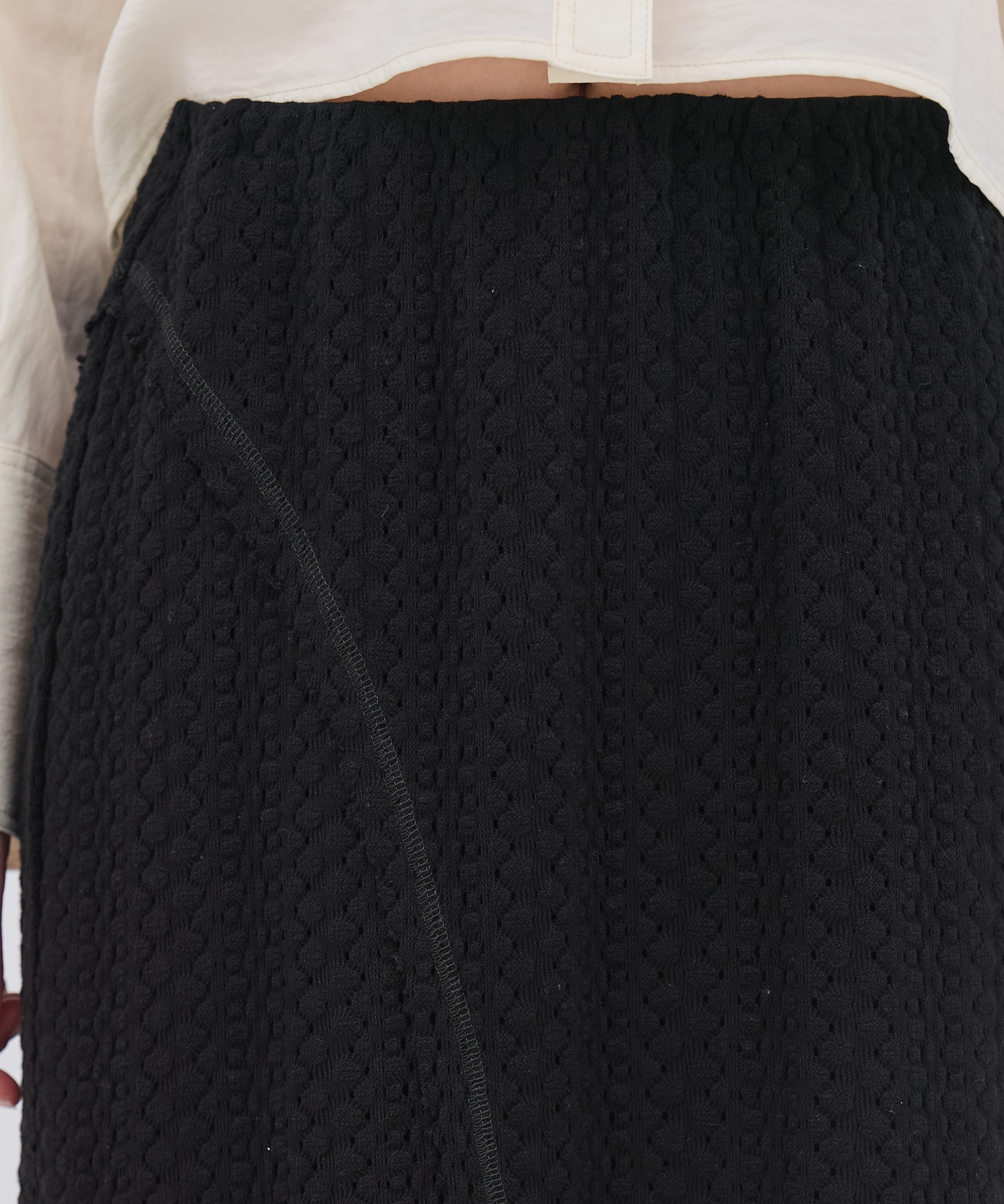 コットンレースマーメイドスカート