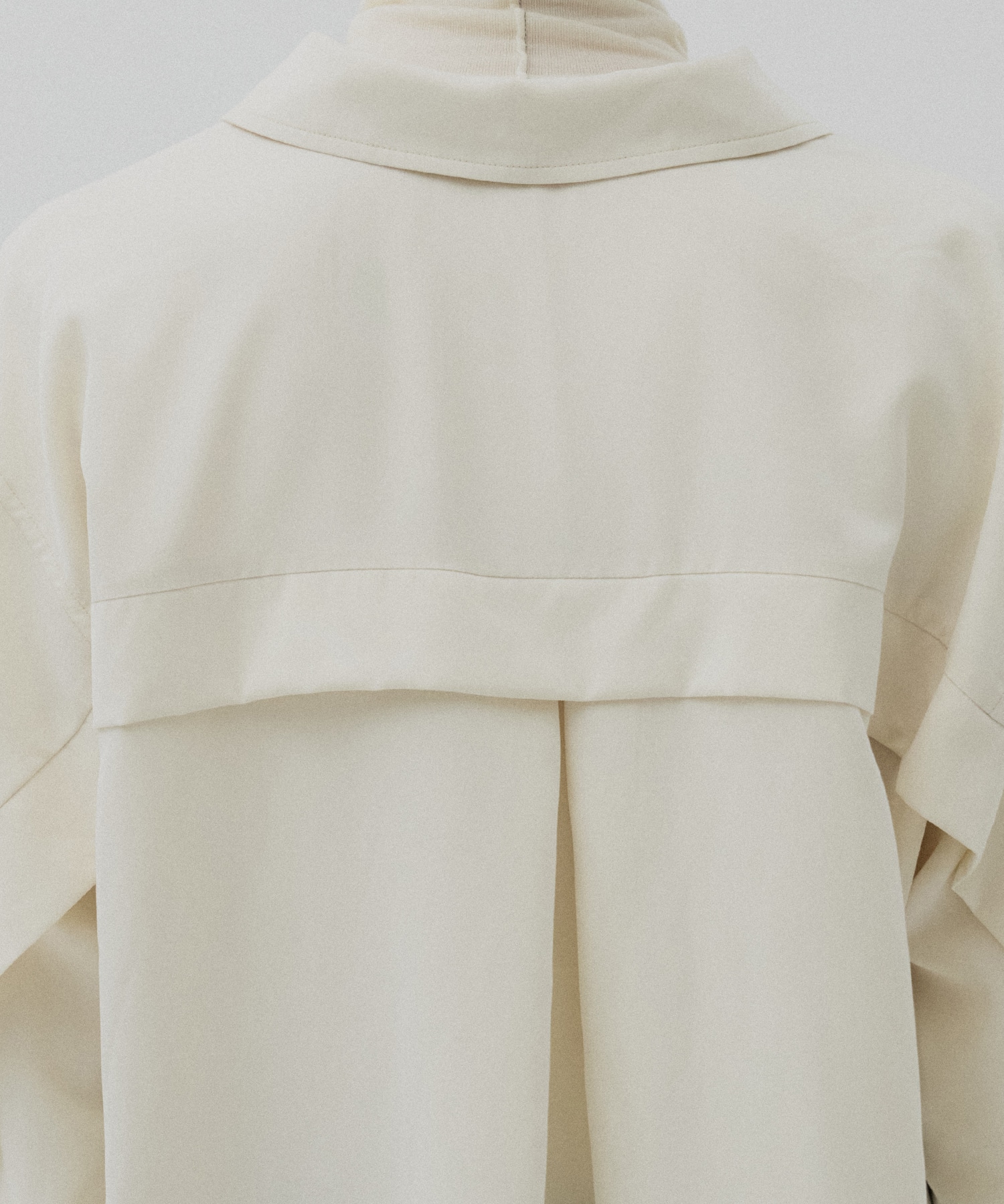 ジップアップオーバーシャツ