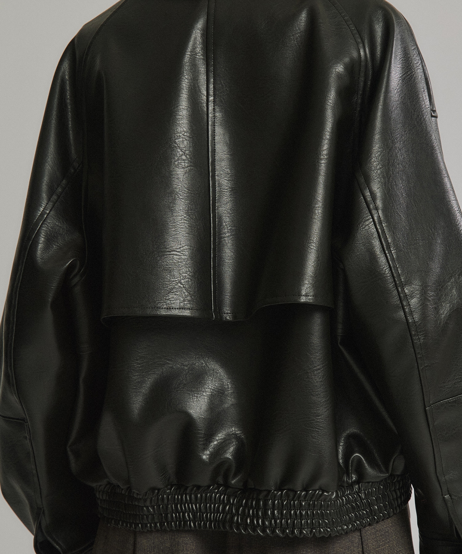 【再入荷】フローヨークレザーブルゾン