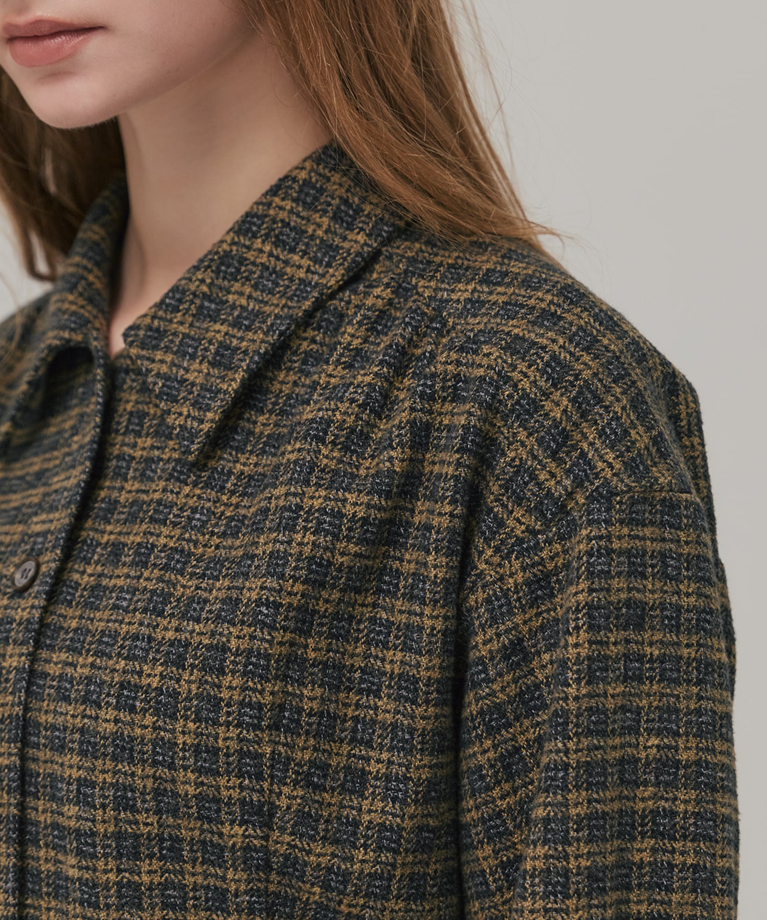 ソフトネルオーバーチェックシャツ