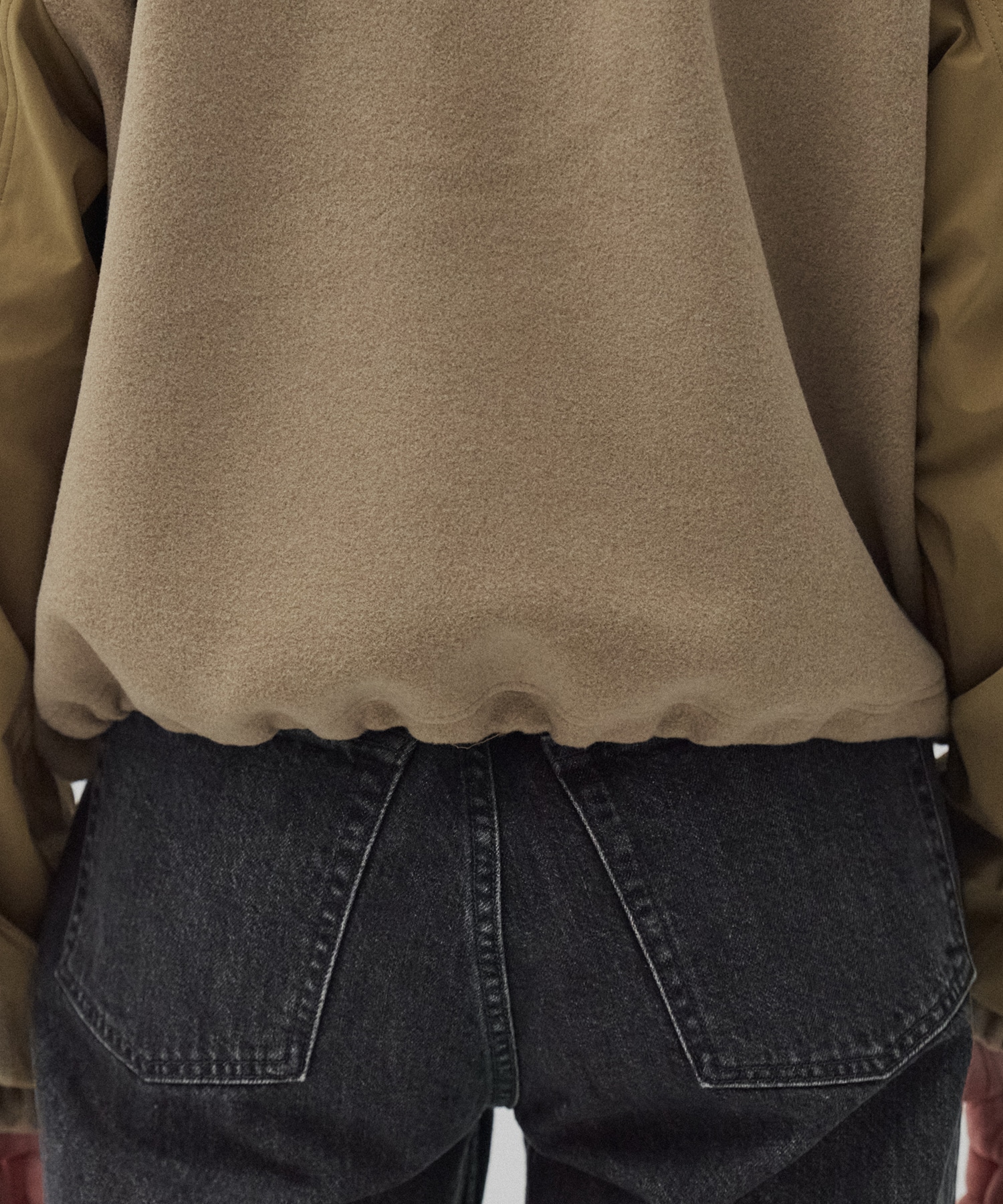 コンビハーフジッププルオーバー