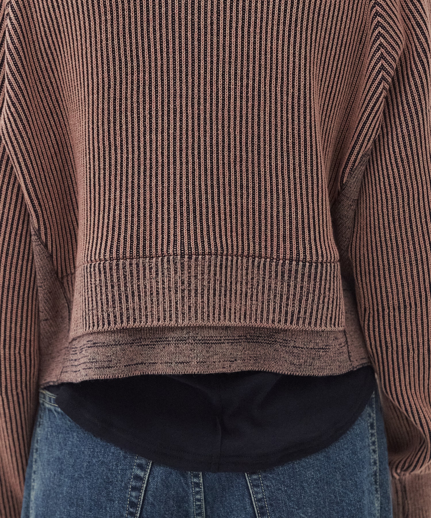 ダブルリブリバードライバーズニット