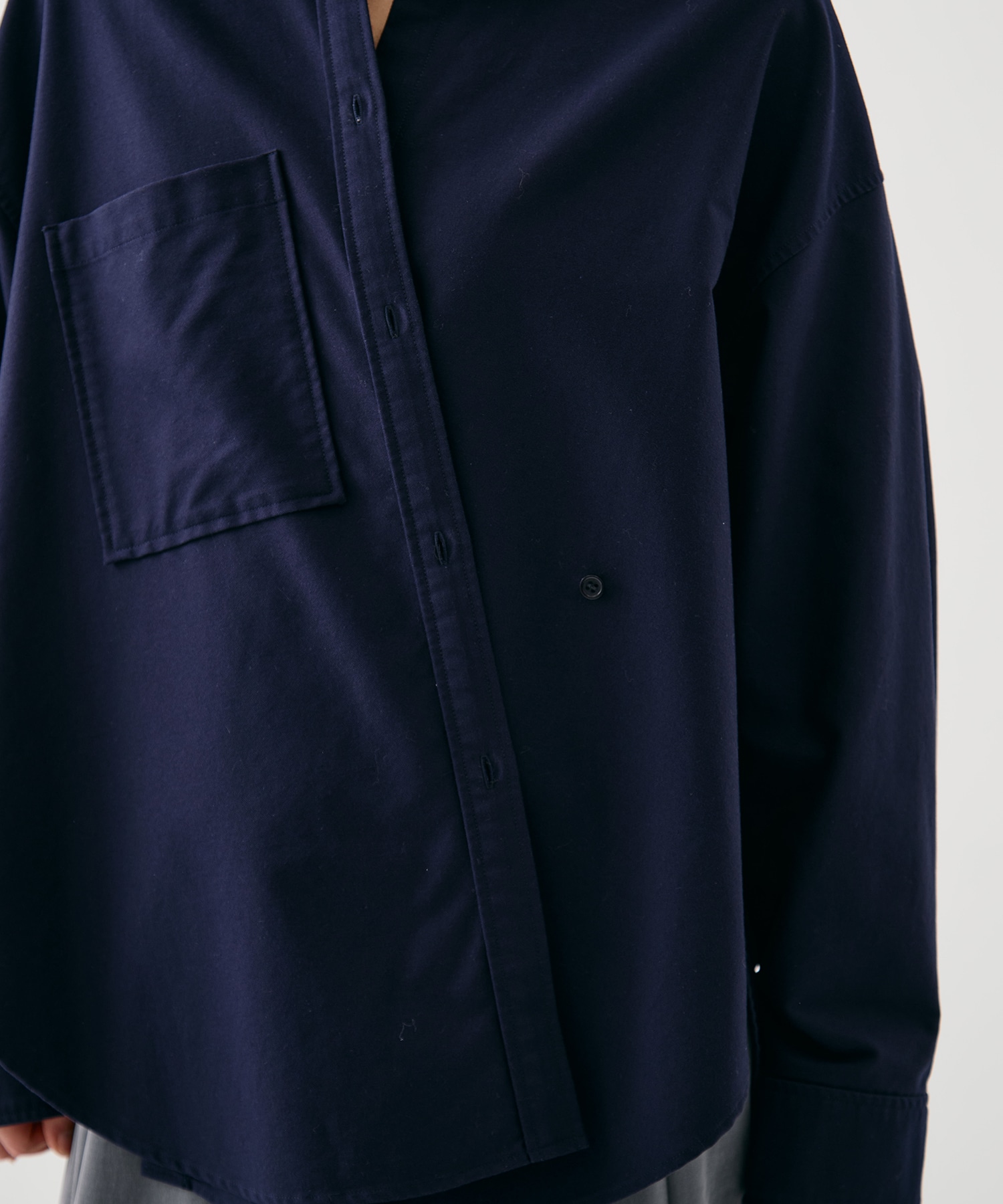 ウォッシュドオックスシャツ