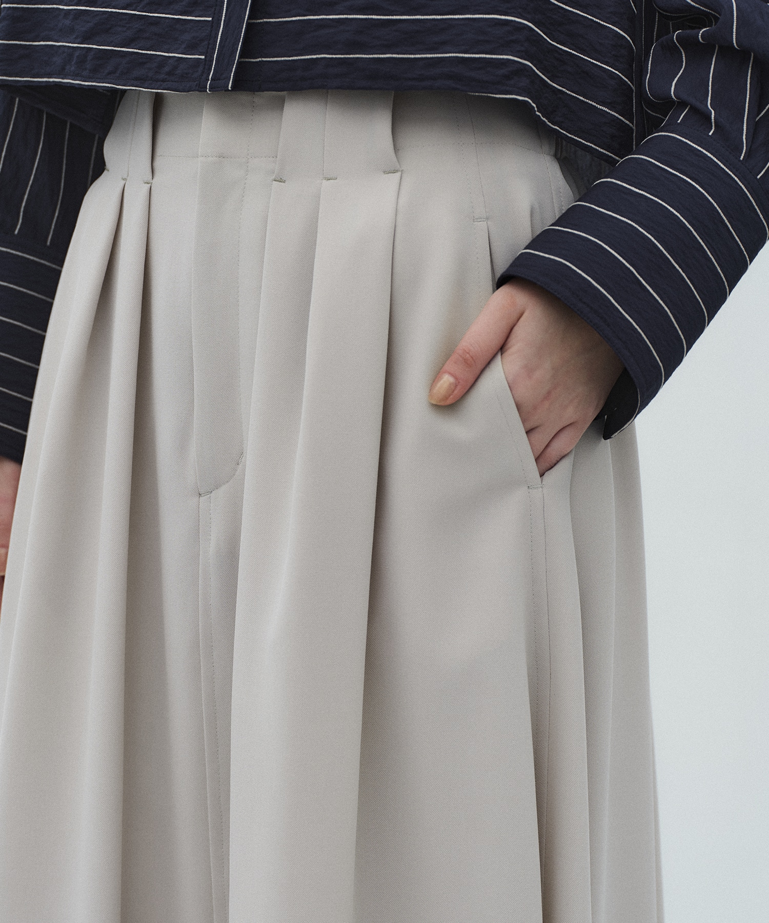 タックフレアスカート