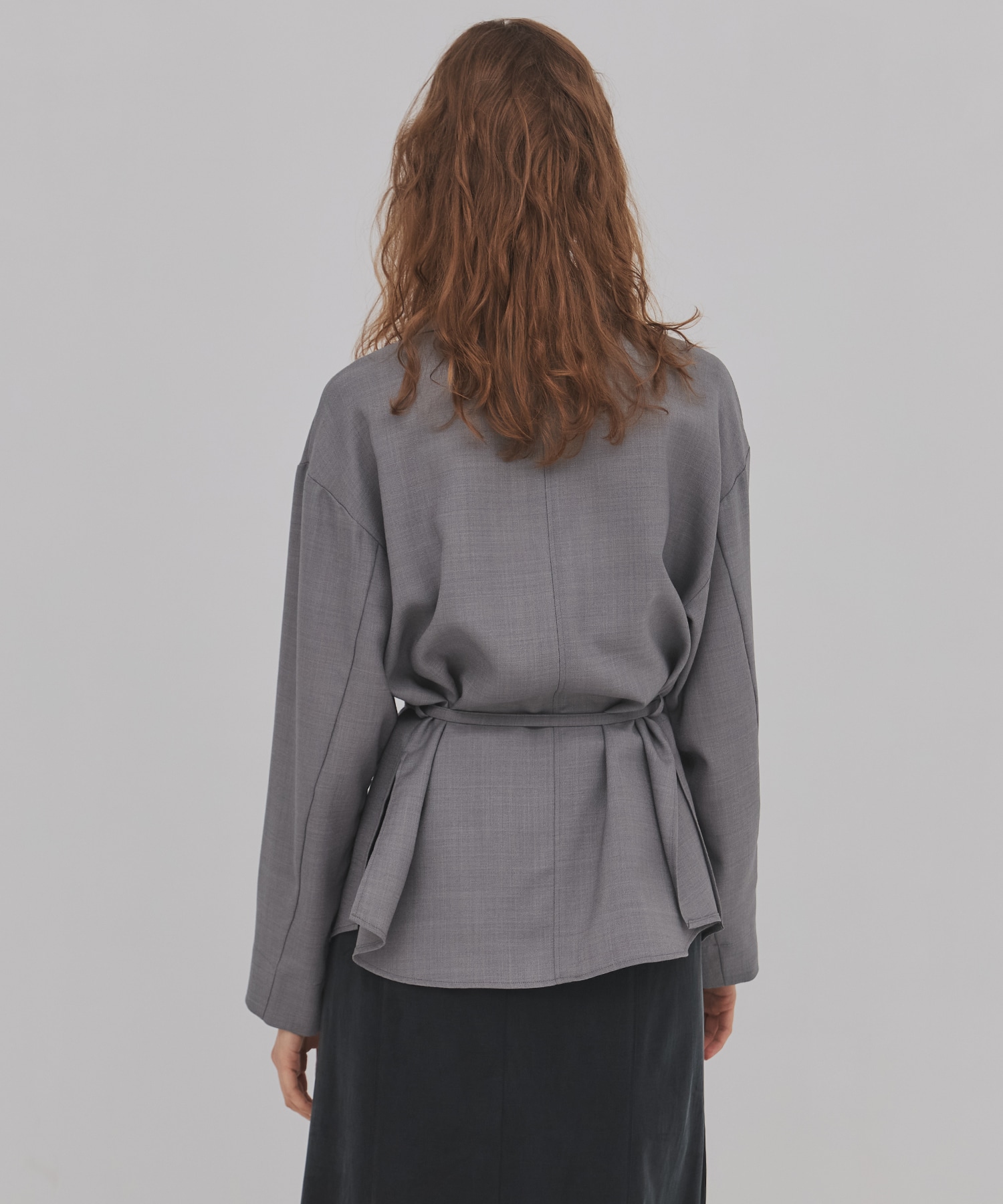 ウールジョーゼットジャケット