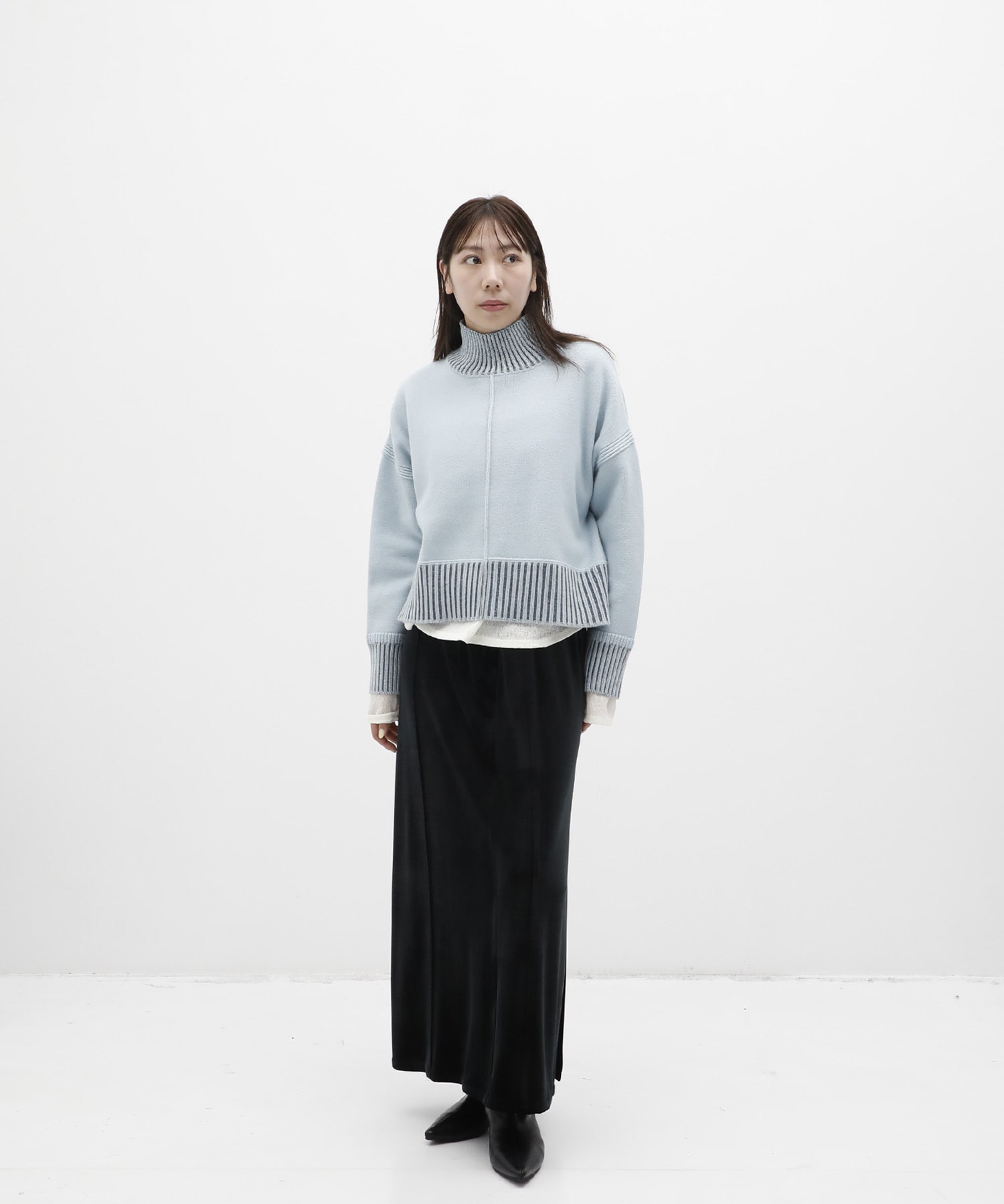【WEB先行発売】エアウールショートニット