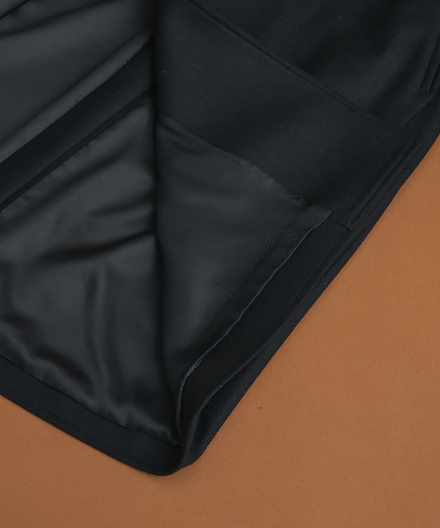 Super140sメルトンオーバーサイズスタンド