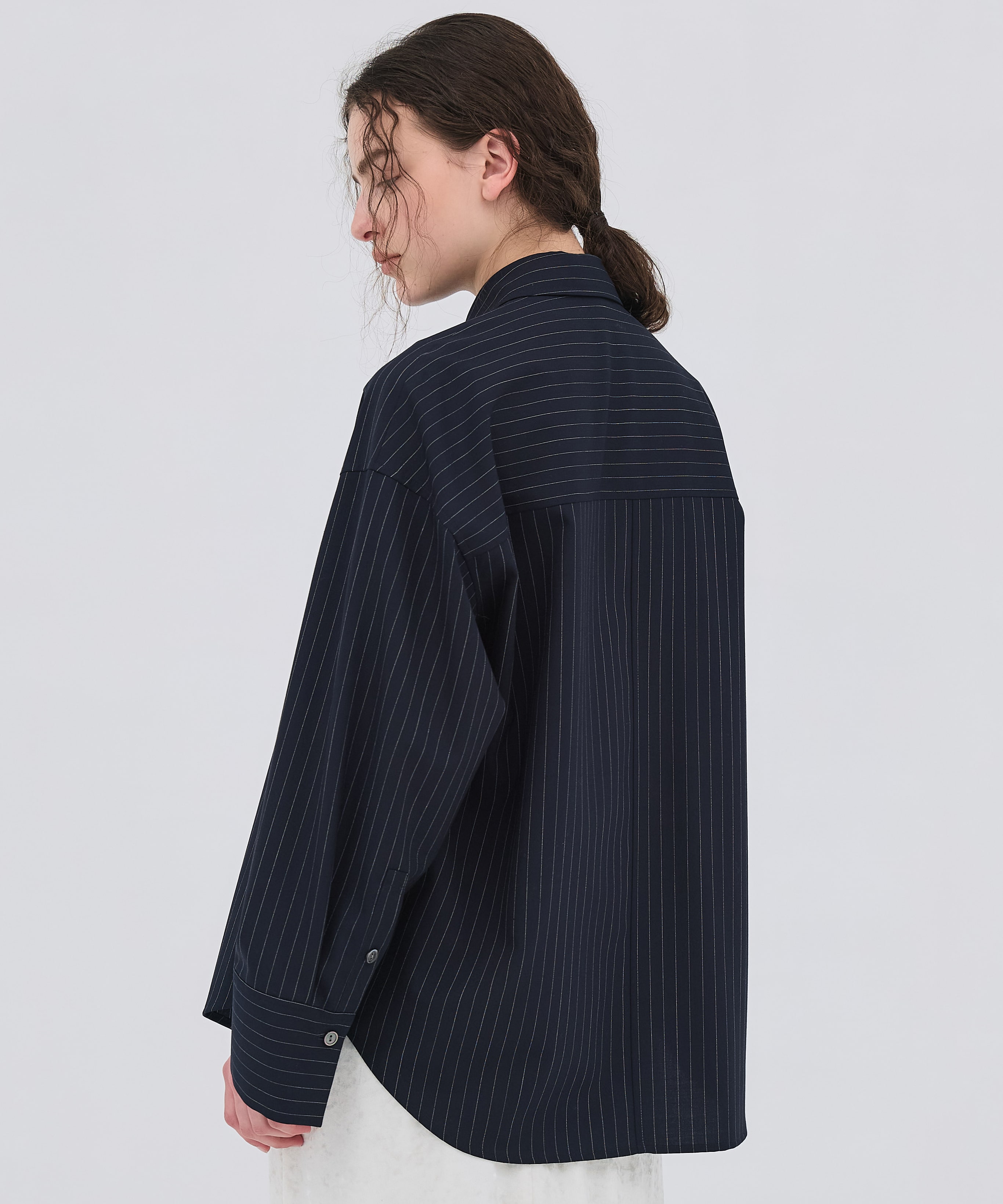 ワイドカフスボウタイシャツ