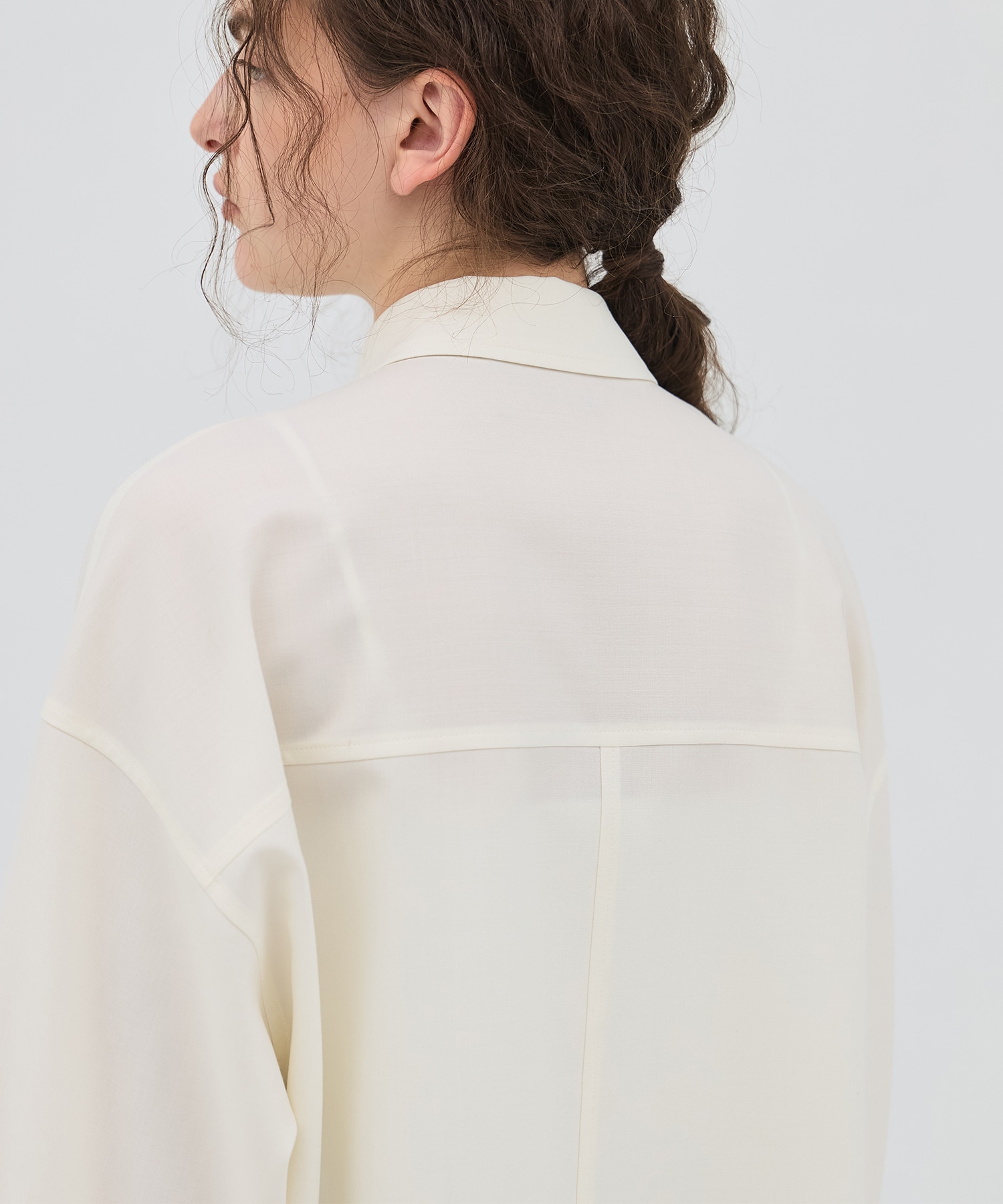 ワイドカフスボウタイシャツ