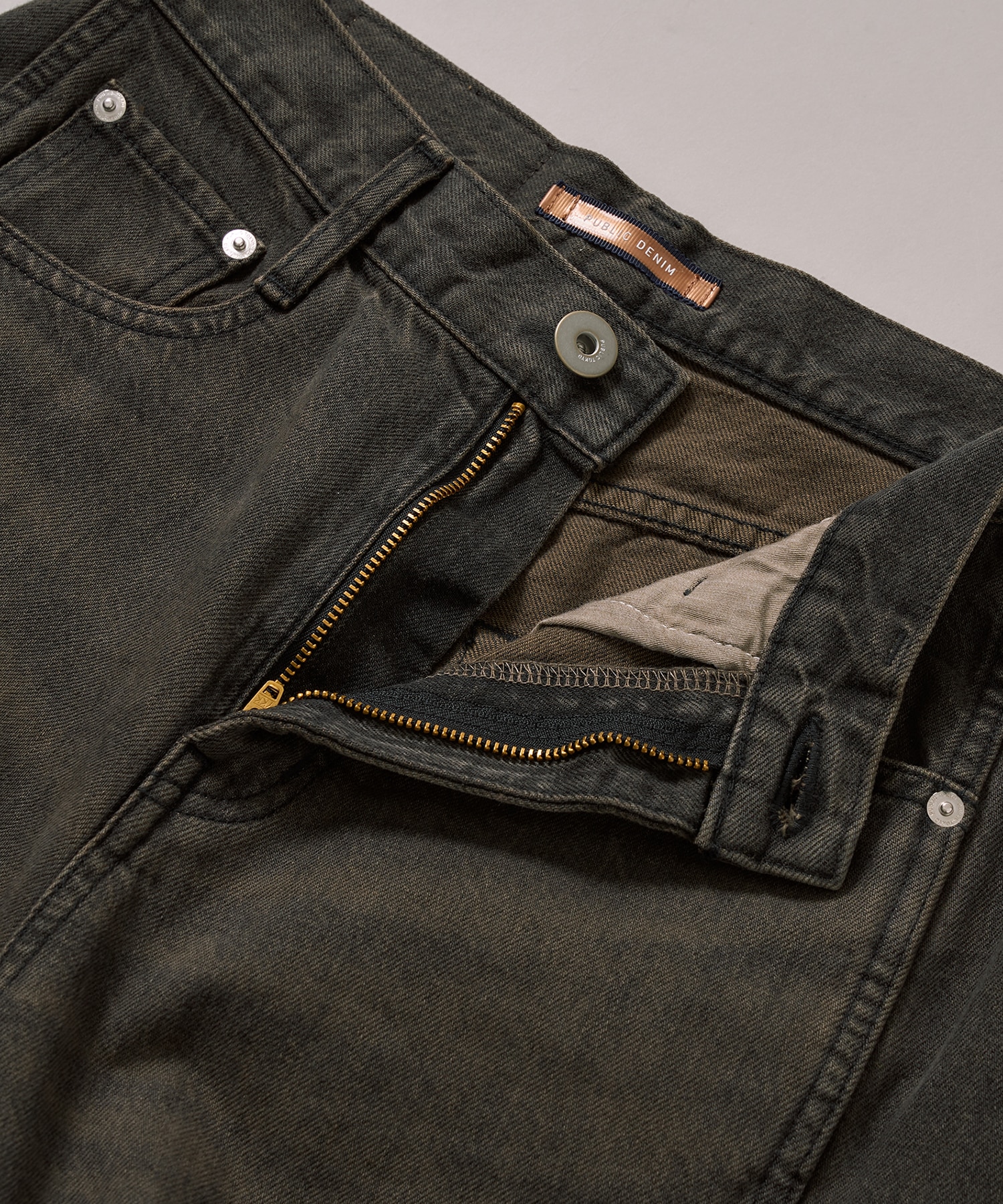 PUBLIC DENIM BLACK CURVE