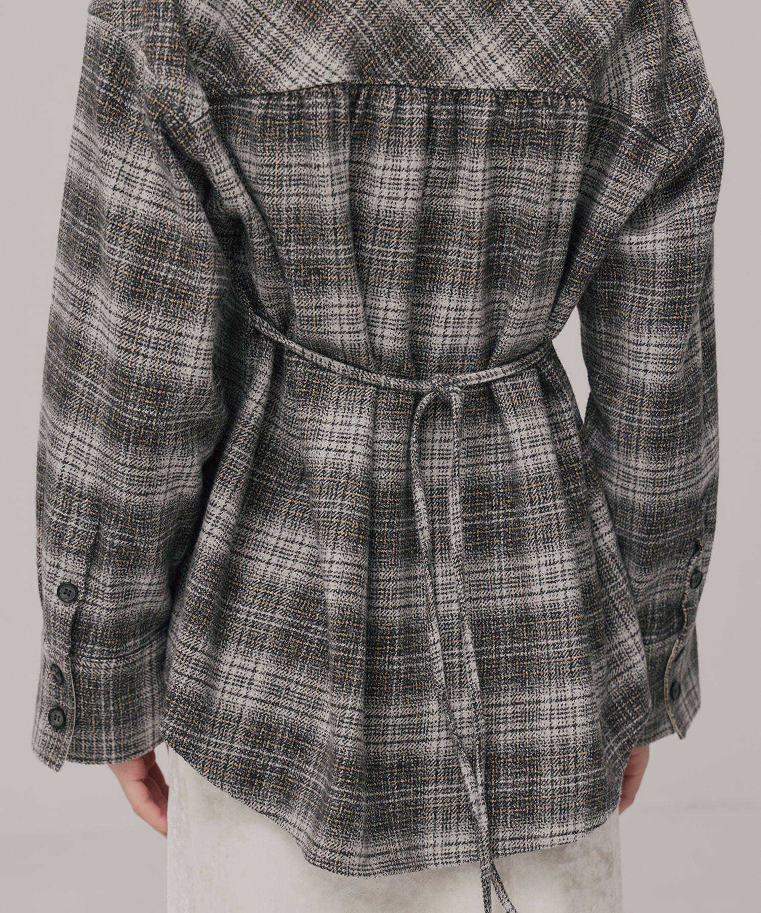 ソフトネルオーバーチェックシャツ