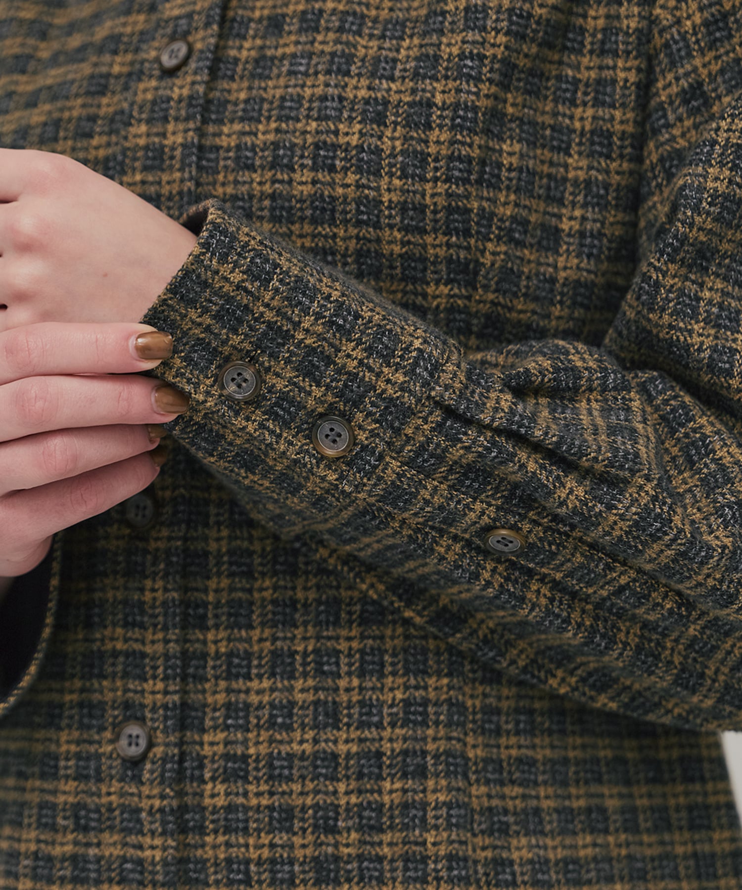 ソフトネルオーバーチェックシャツ