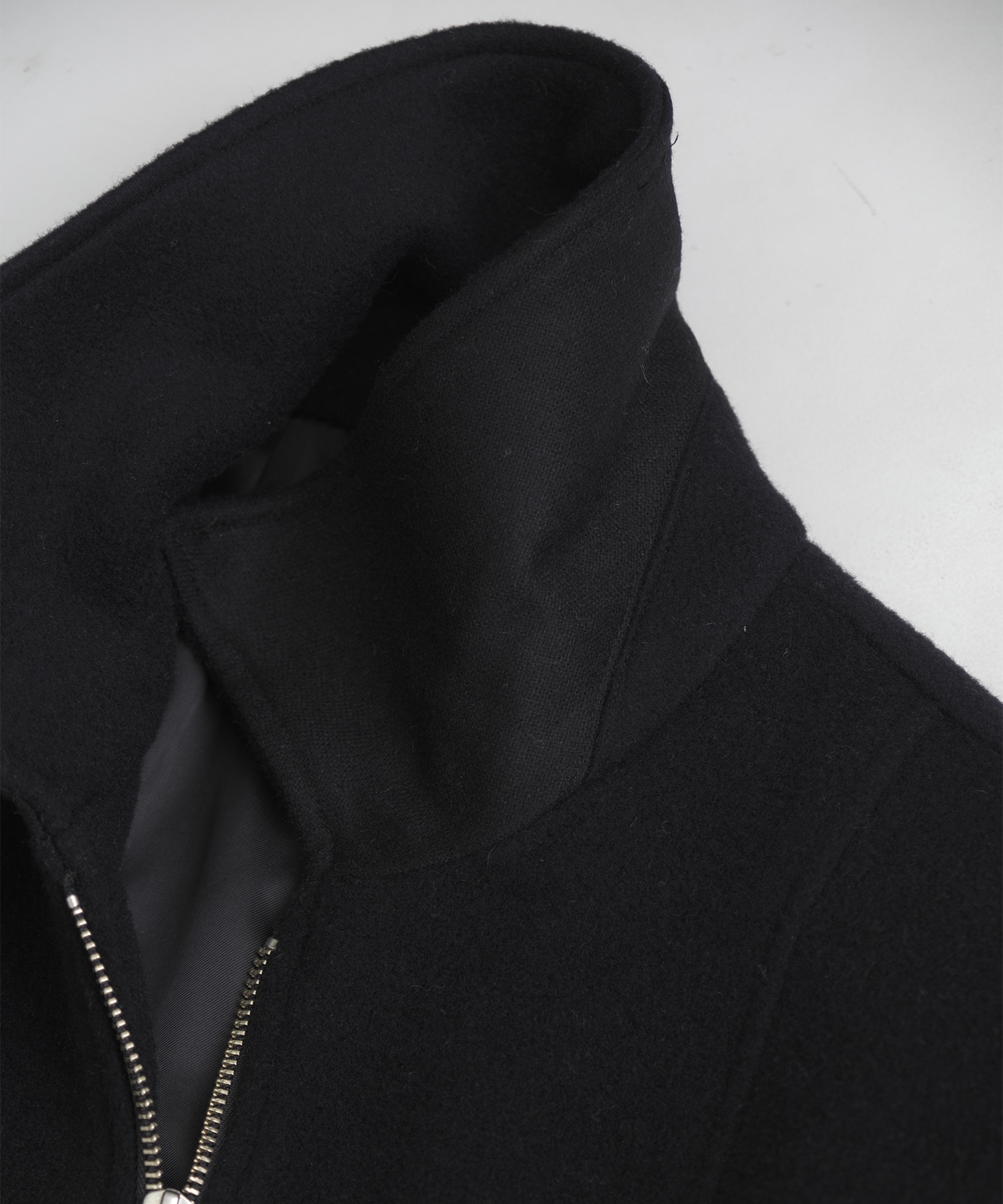 【再入荷】ウールジップタックショートコート