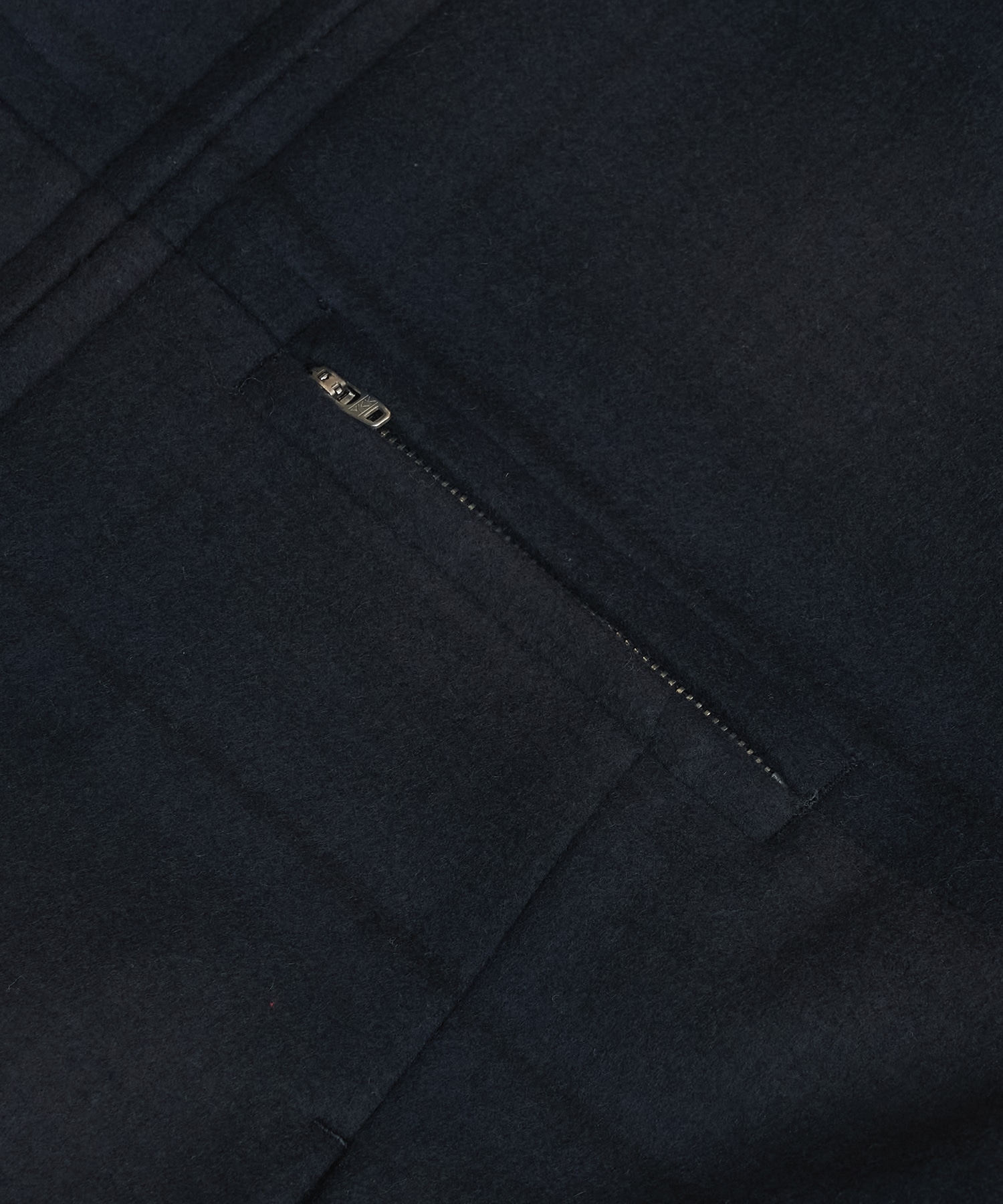 Super140s メルトンスタンドジップブルゾン