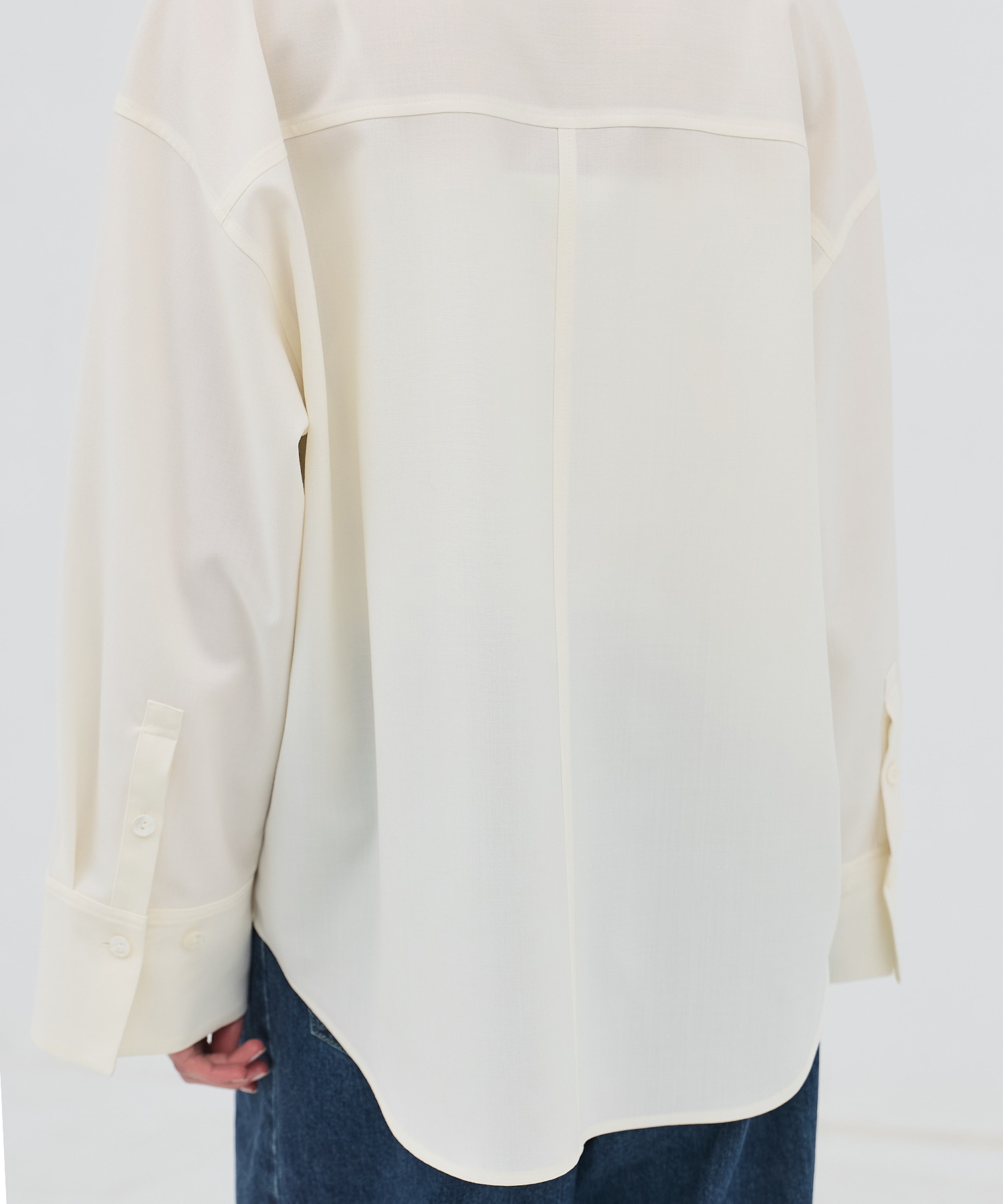 ワイドカフスボウタイシャツ