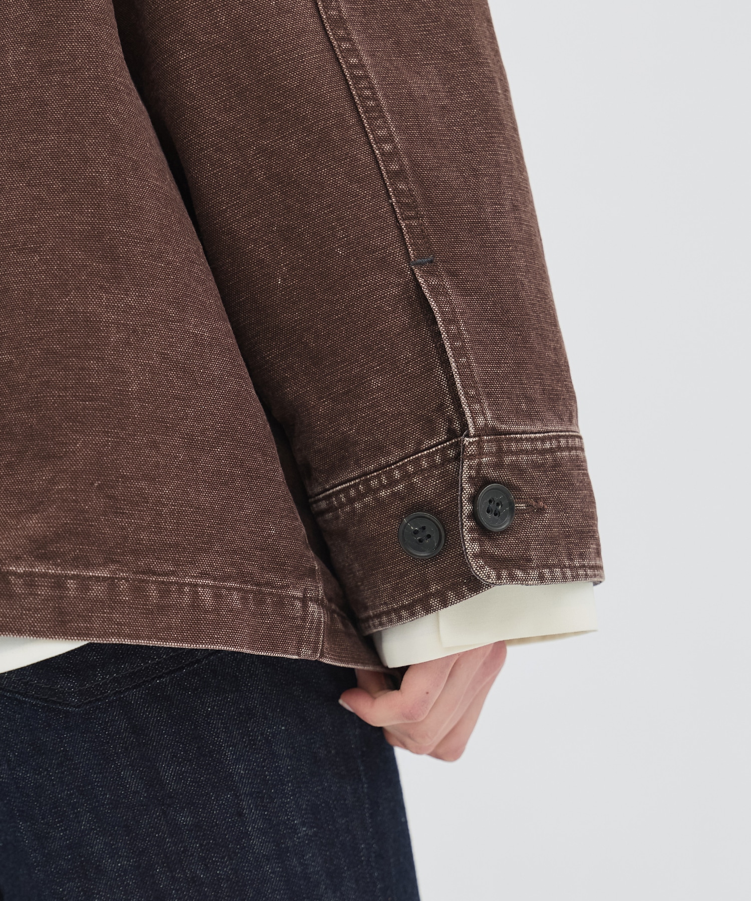 ジップカバーオールブルゾン