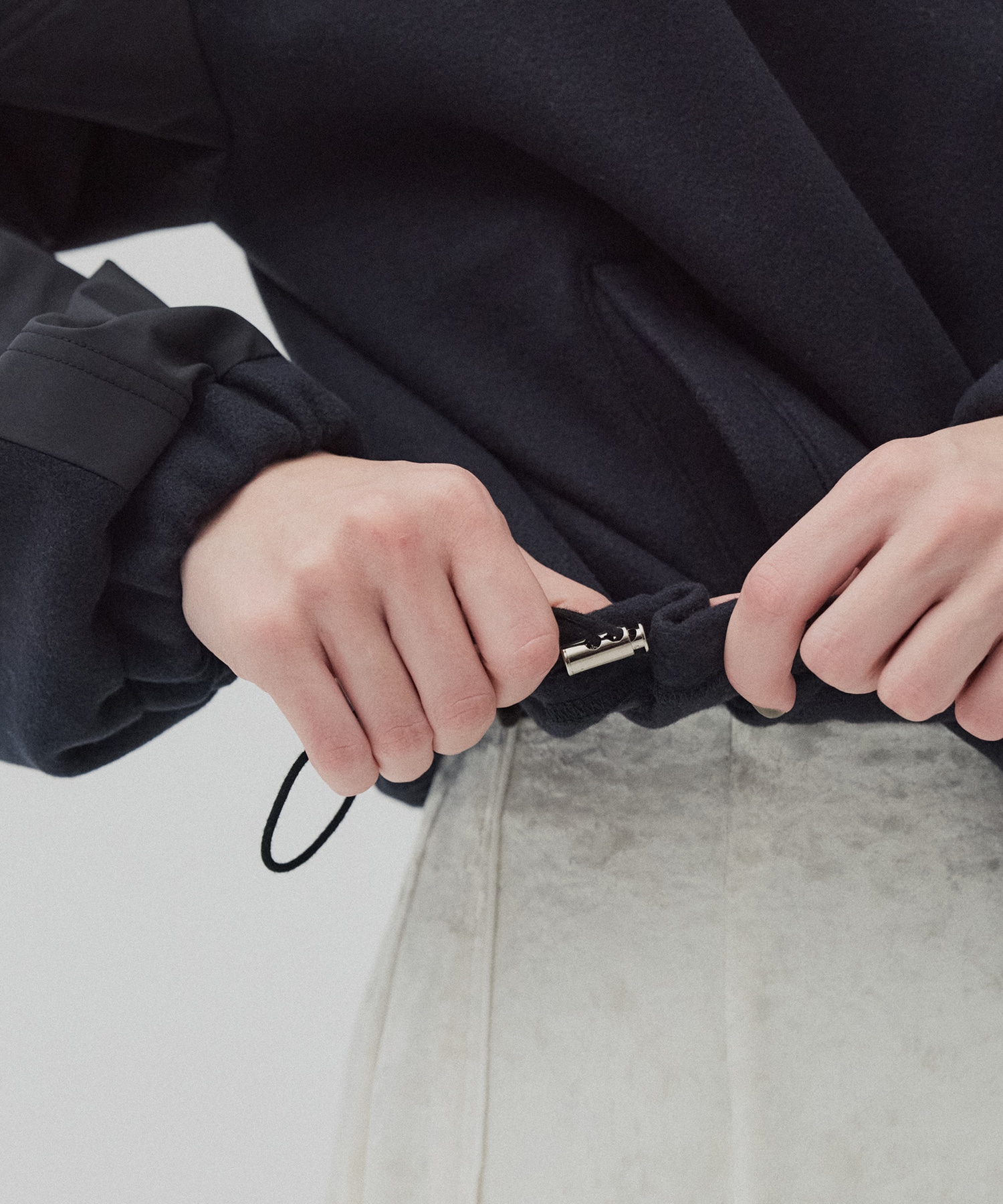 コンビハーフジッププルオーバー