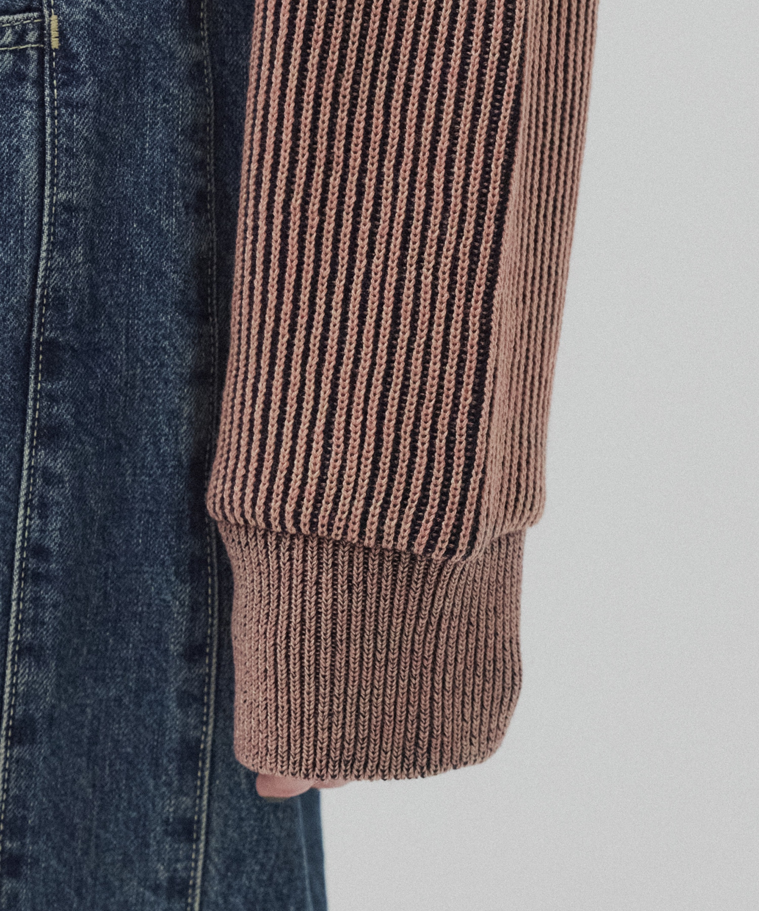 ダブルリブリバードライバーズニット