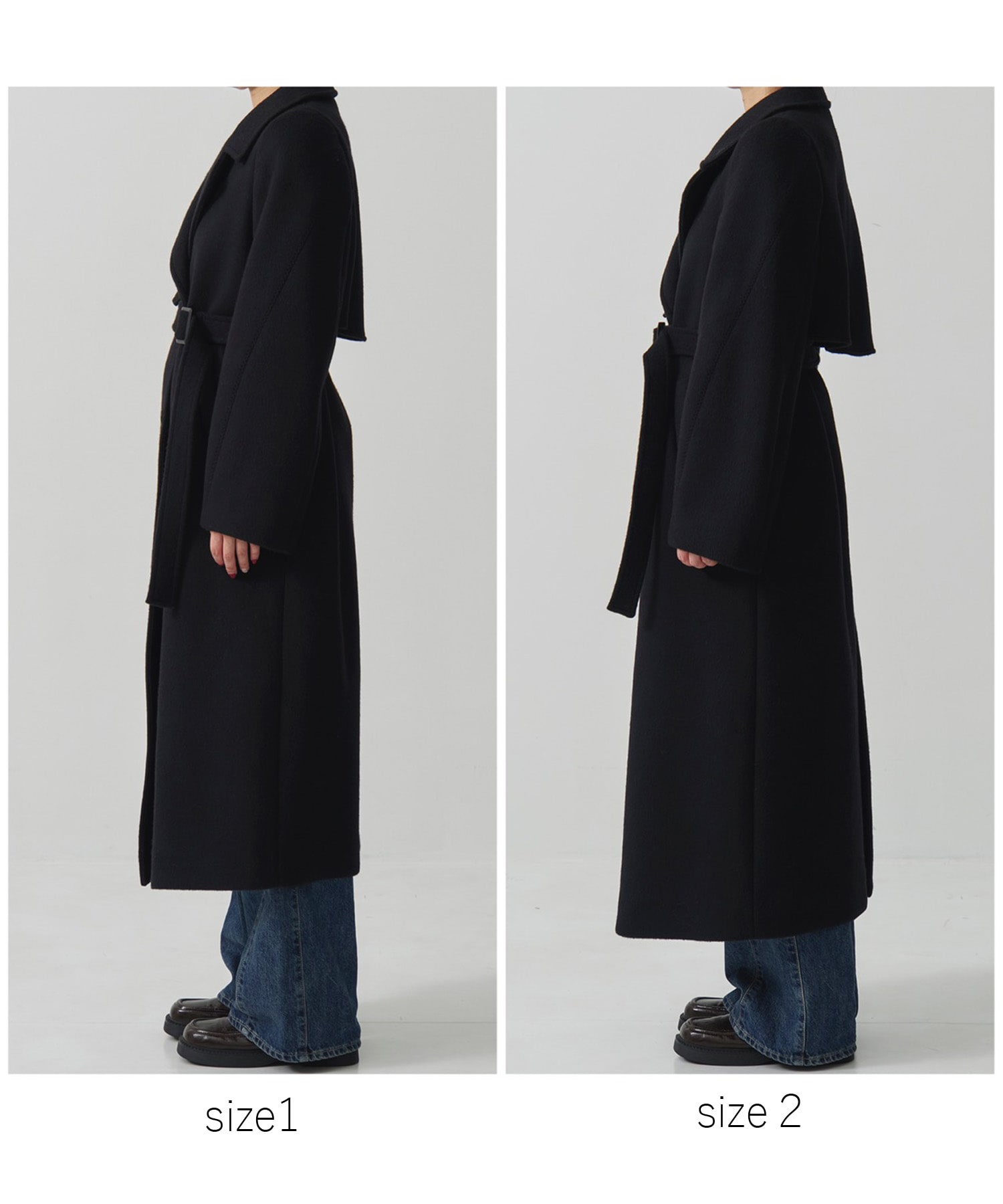 〈残りわずか〉LAMBSアシメオーバーヨークコート