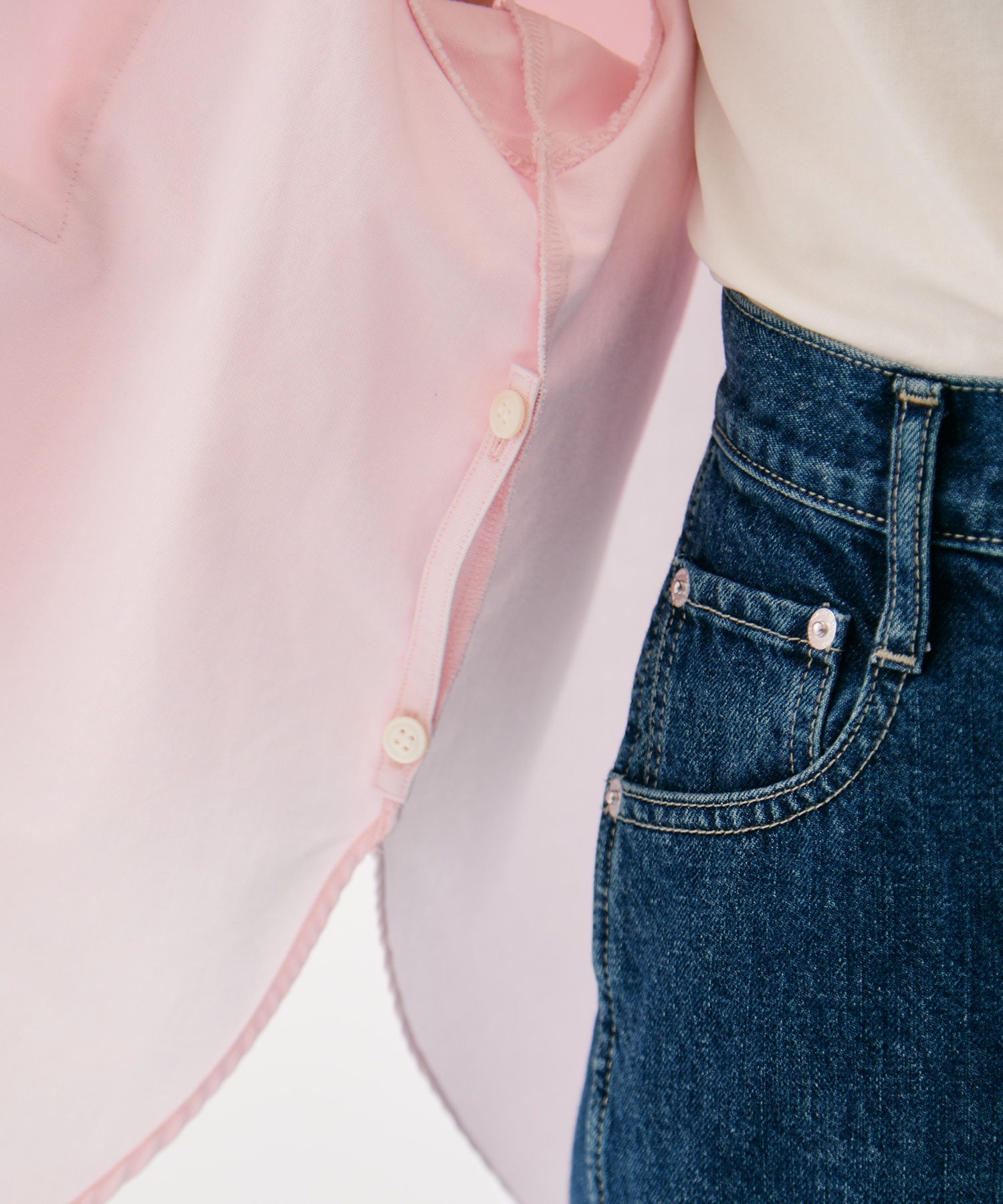 ウォッシュドオックスシャツ